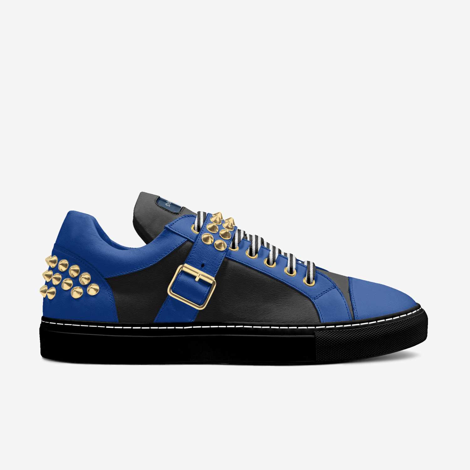 DW Blueberries  custom made in Italy shoes by Diana Joe | Side view