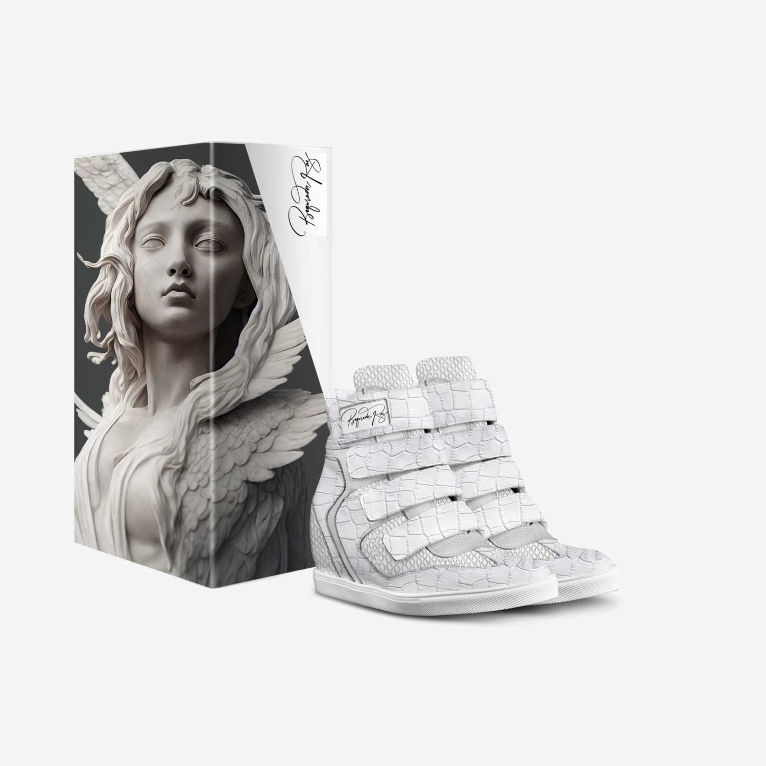 Warrior Wings custom made in Italy shoes by Selena A Razo Bell | Box view