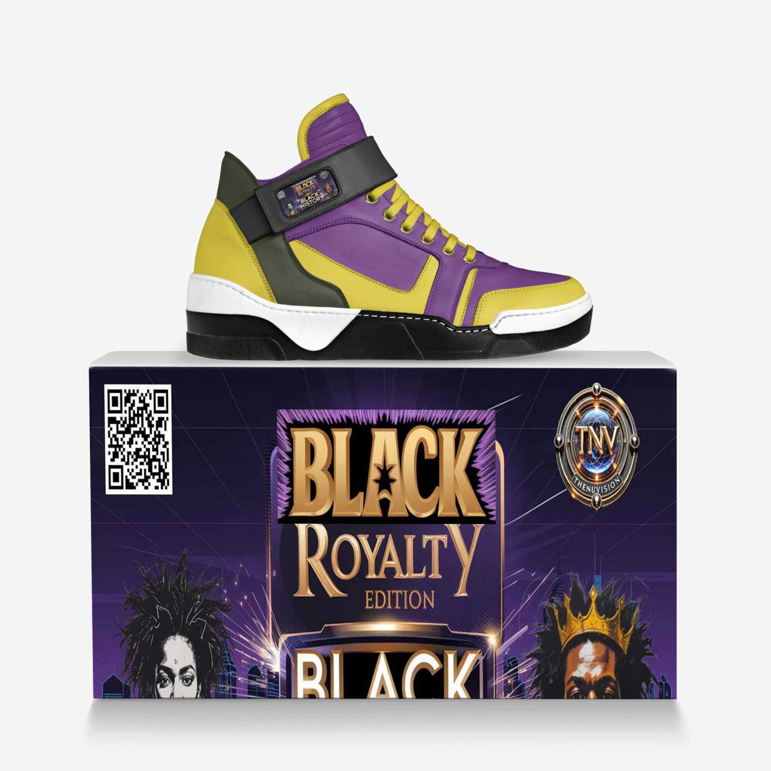 Thenuvision custom made in Italy shoes by Tnv Apparel | Over box view