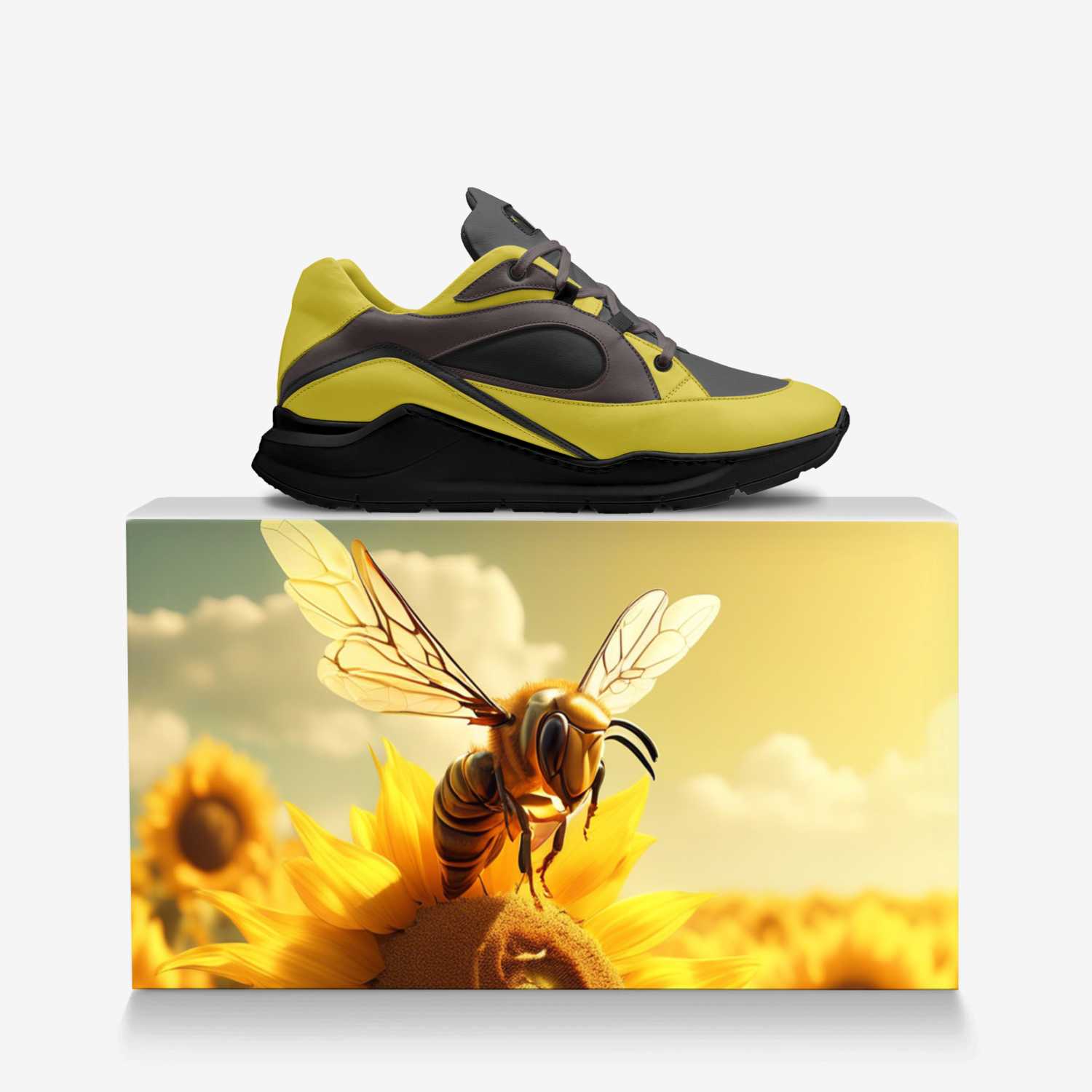 DW Hornets 🐝  custom made in Italy shoes by Diana Joe | Over box view
