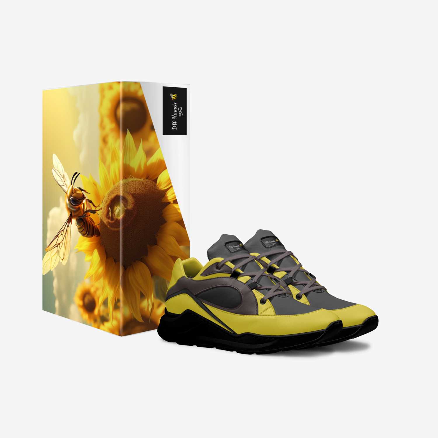 DW Hornets 🐝  custom made in Italy shoes by Diana Joe | Box view