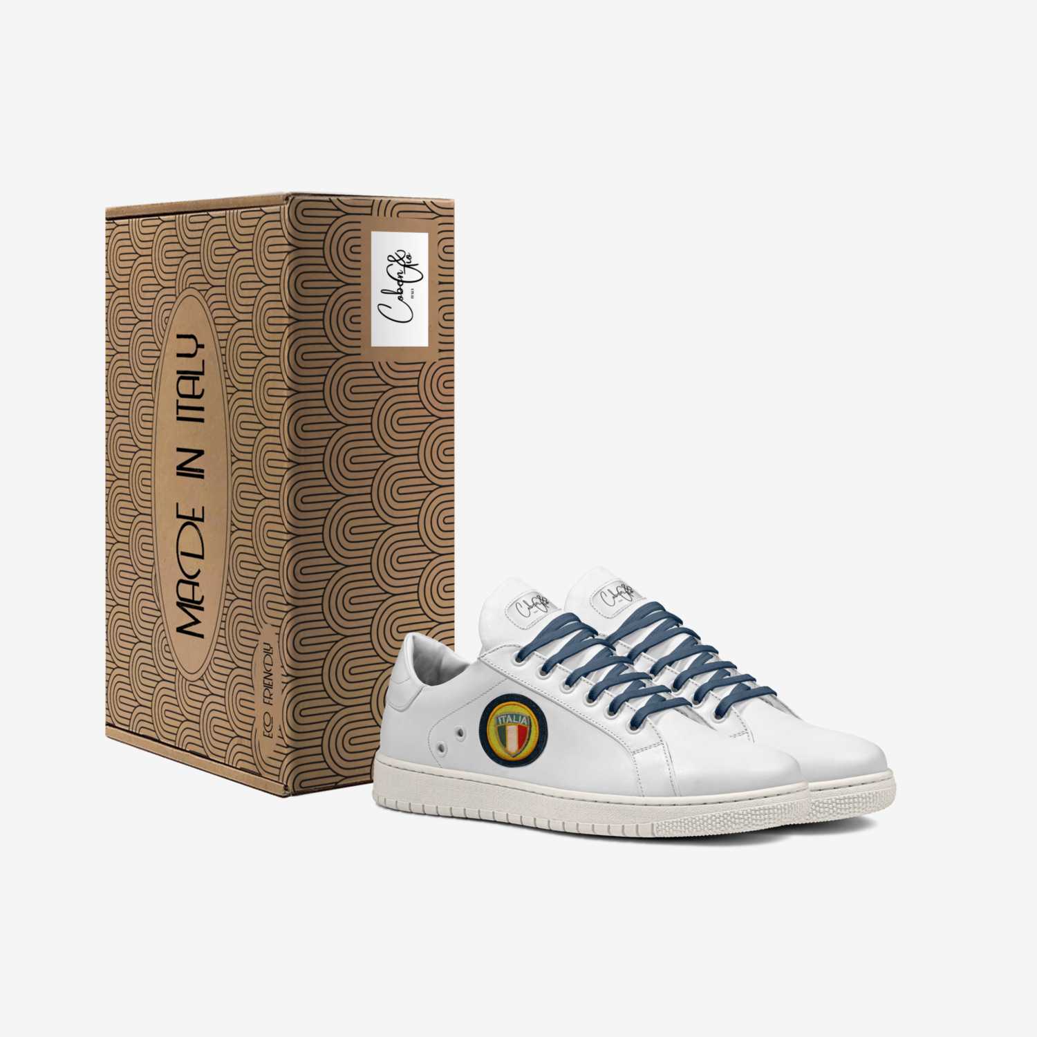 AZZURO C&G custom made in Italy shoes by C&g Coben&gio | Box view