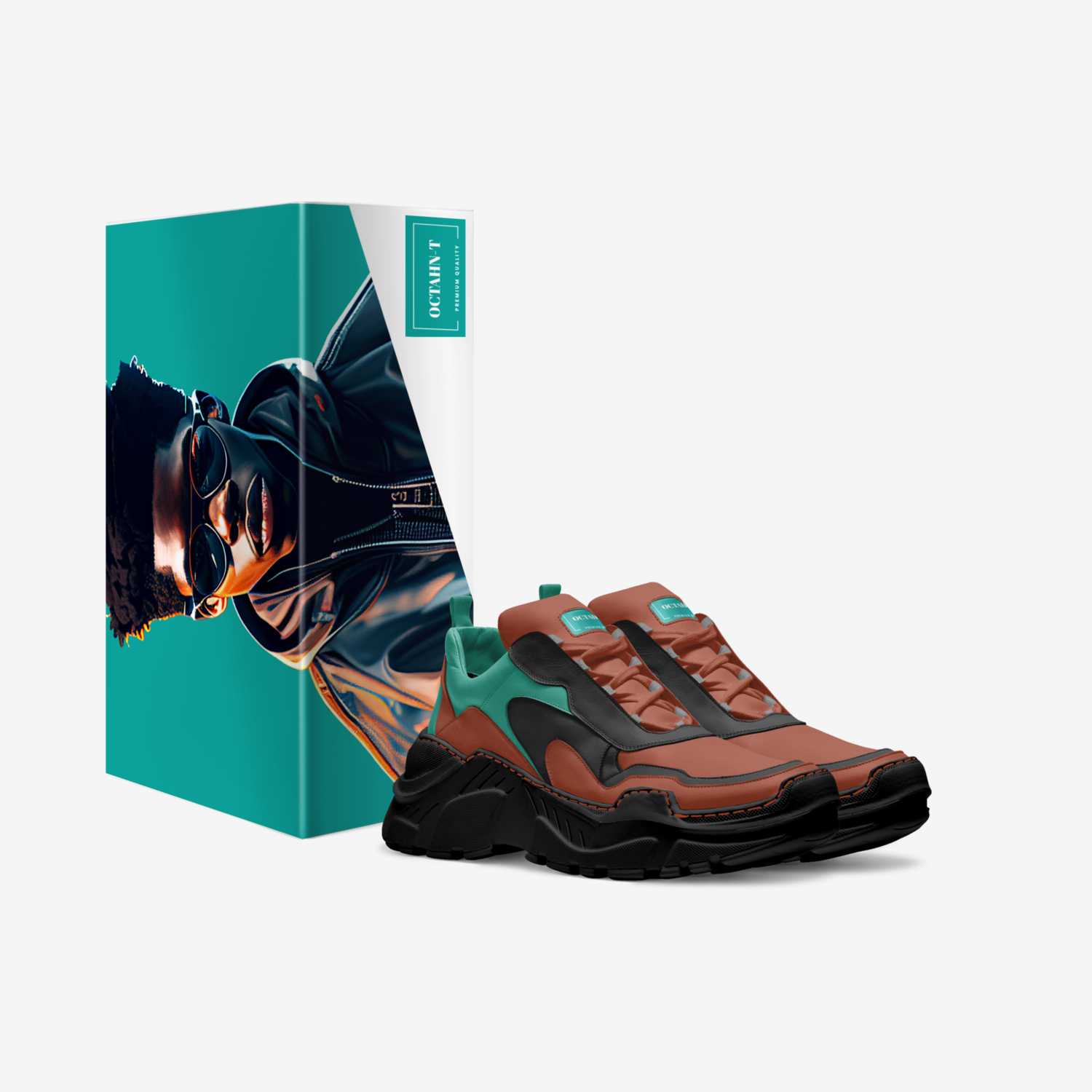 OCTAHN-T  custom made in Italy shoes by Thaddeus Hancock | Box view