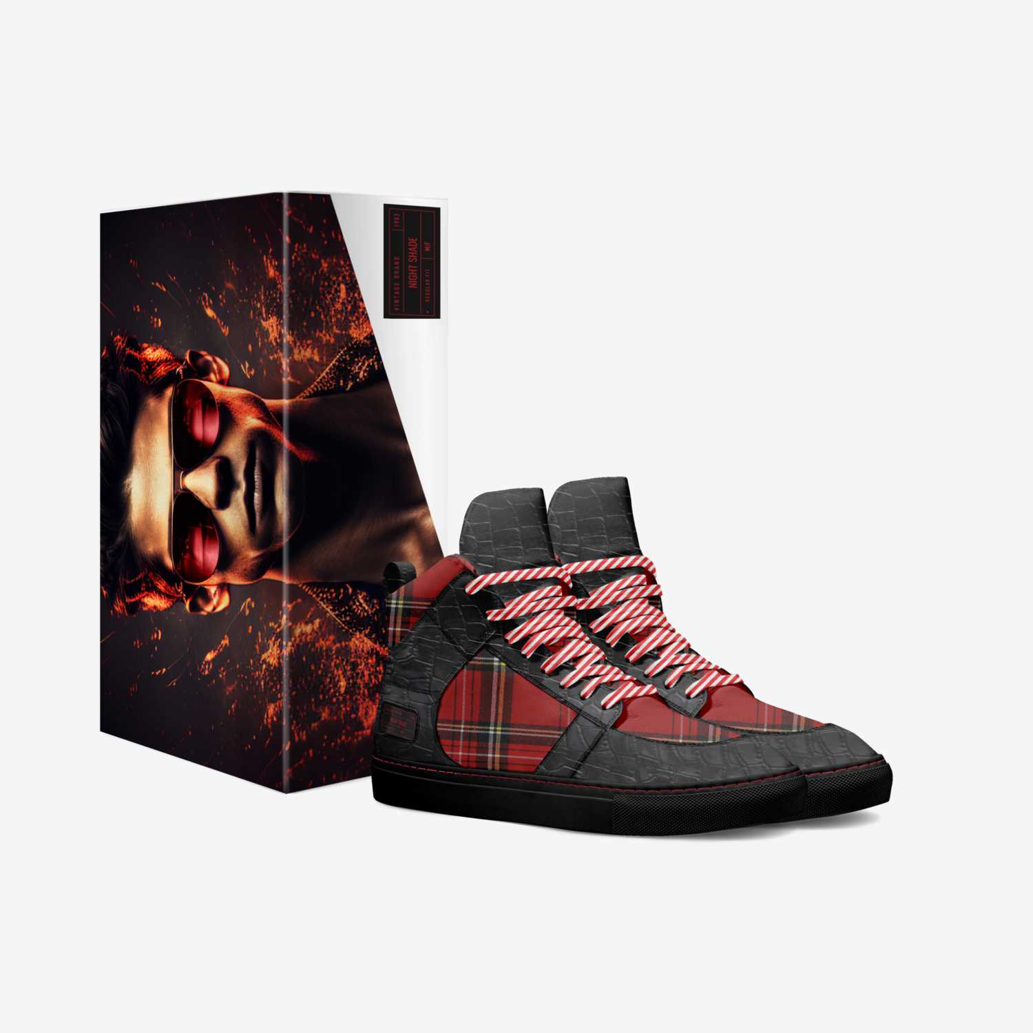 Night Shade custom made in Italy shoes by Trevor Briner | Box view