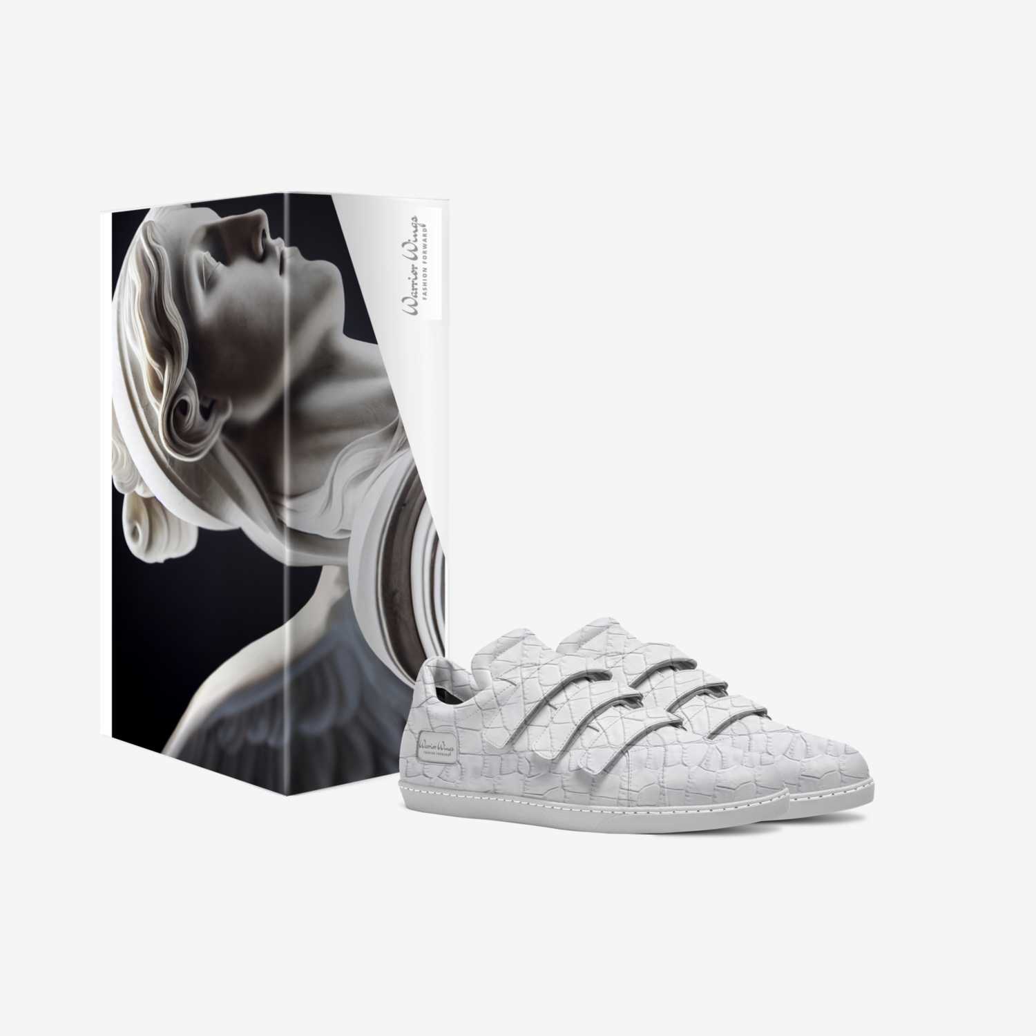 Warrior Wings  custom made in Italy shoes by Selena A Razo Bell | Box view