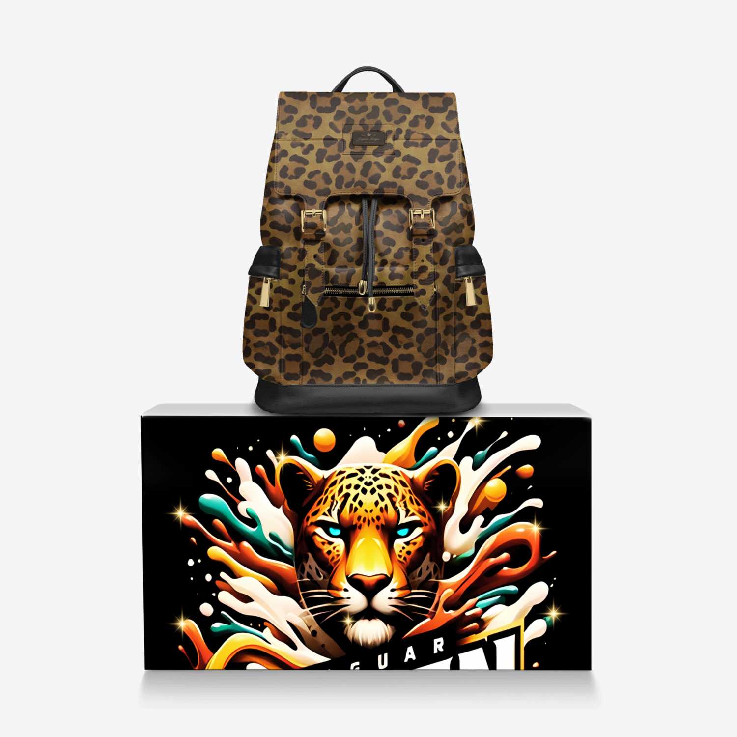 Jaguar Reign custom made in Italy design by Bullish Boutique | Over box view