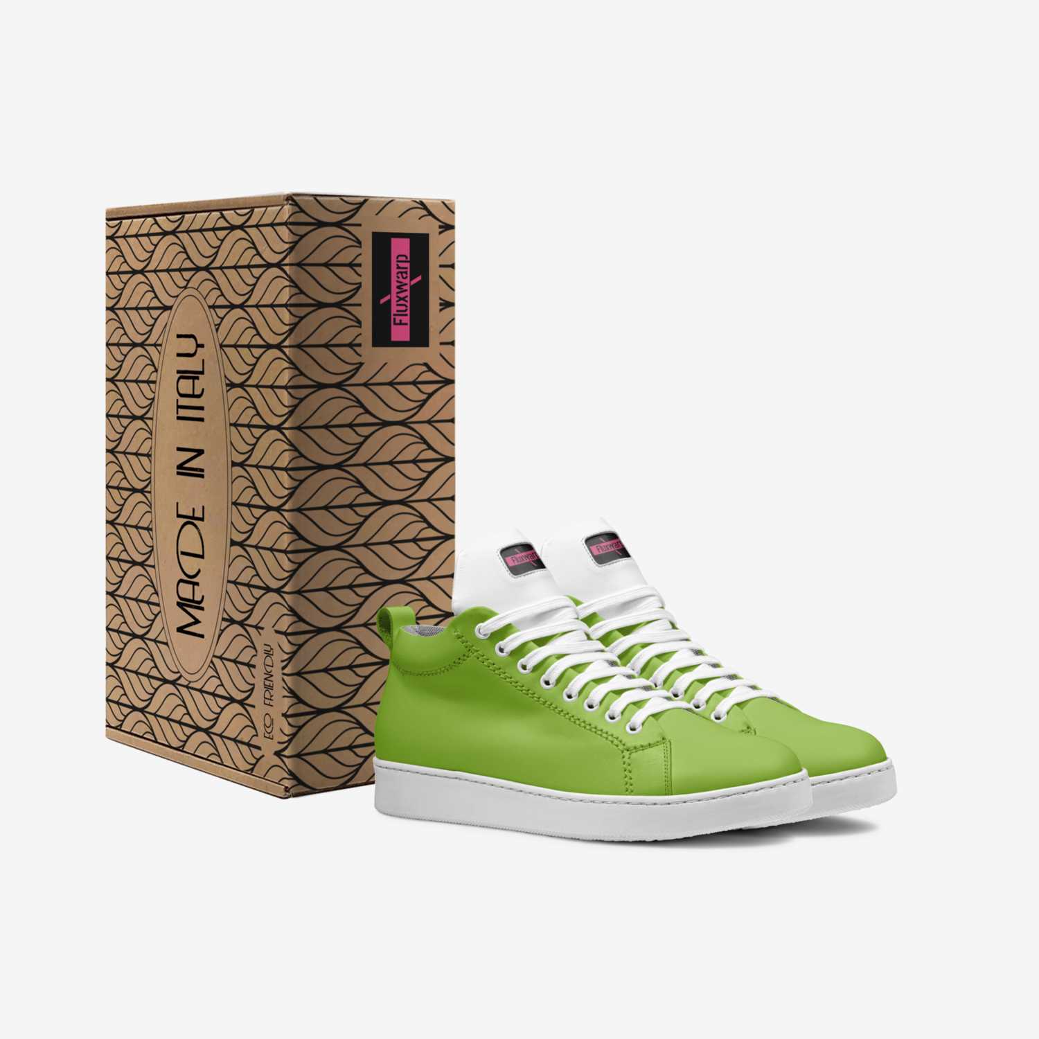 Fluxwarp custom made in Italy shoes by Michael Uriah Wilkinson | Box view