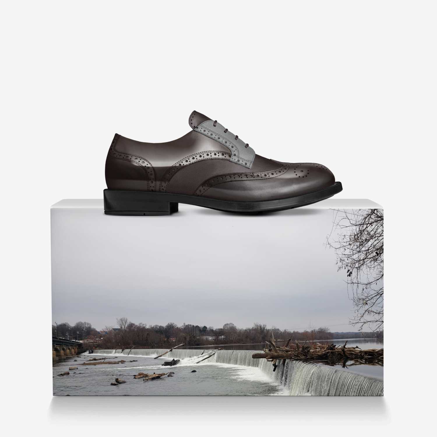 Brammes custom made in Italy shoes by Tamika S | Over box view