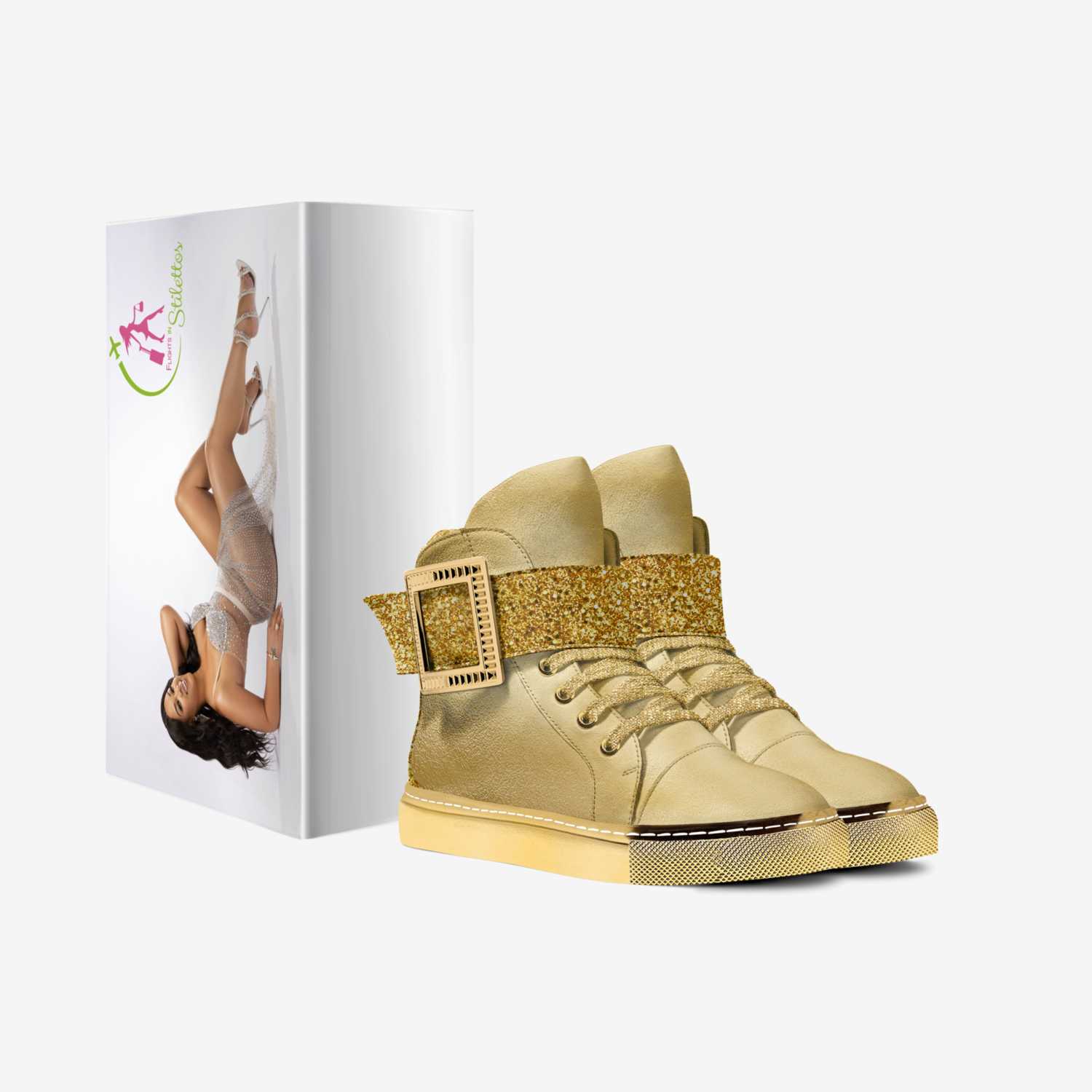 Noir Elite 5 custom made in Italy shoes by Kinyatta Gray | Box view