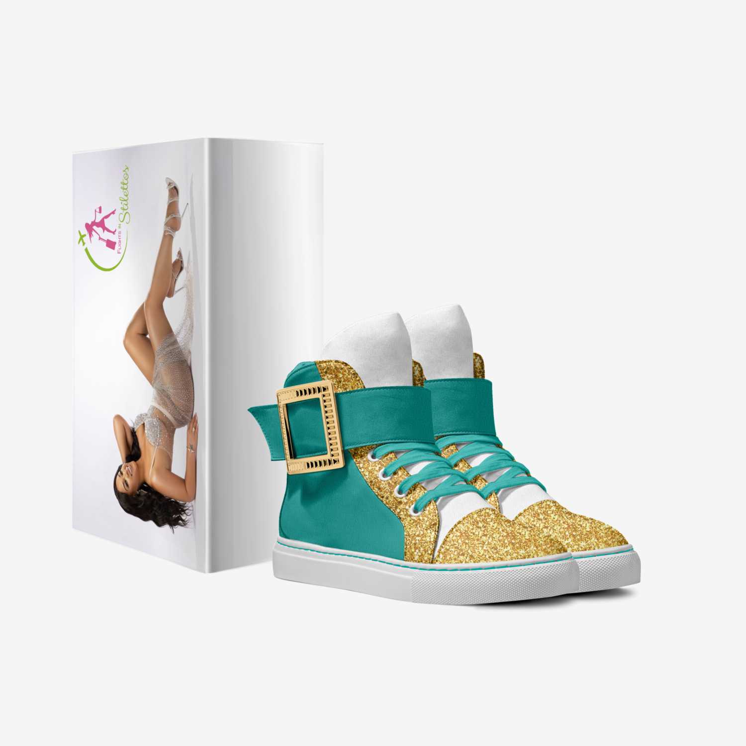 Noir Elite 9 custom made in Italy shoes by Kinyatta Gray | Box view