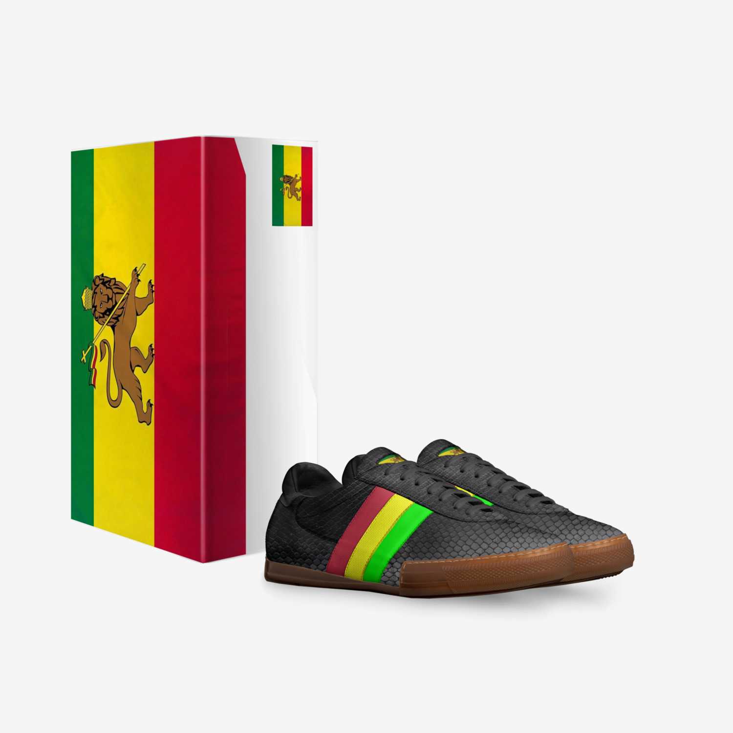 The Olymptiatic custom made in Italy shoes by Ankhgod Creations | Box view