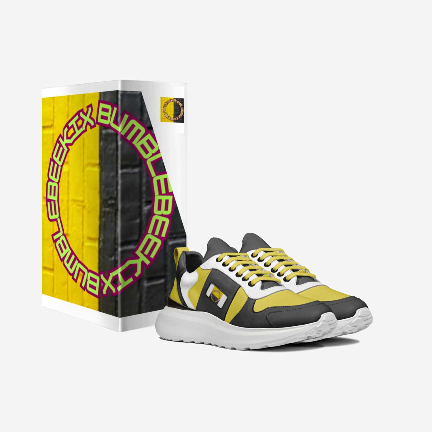 BumbleBeeKix  custom made in Italy shoes by Patrick Jones | Box view