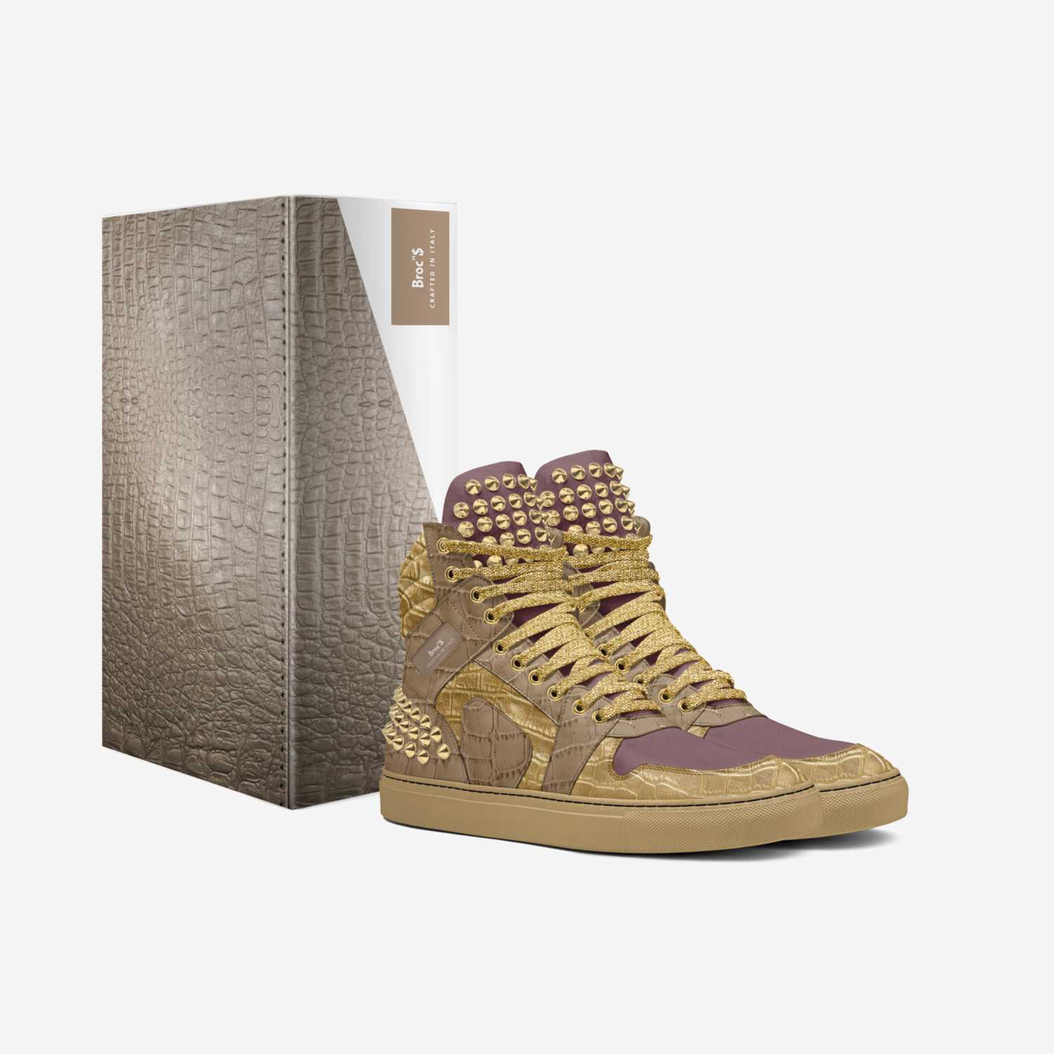 Broc"$ custom made in Italy shoes by Bianco Ledoux | Box view