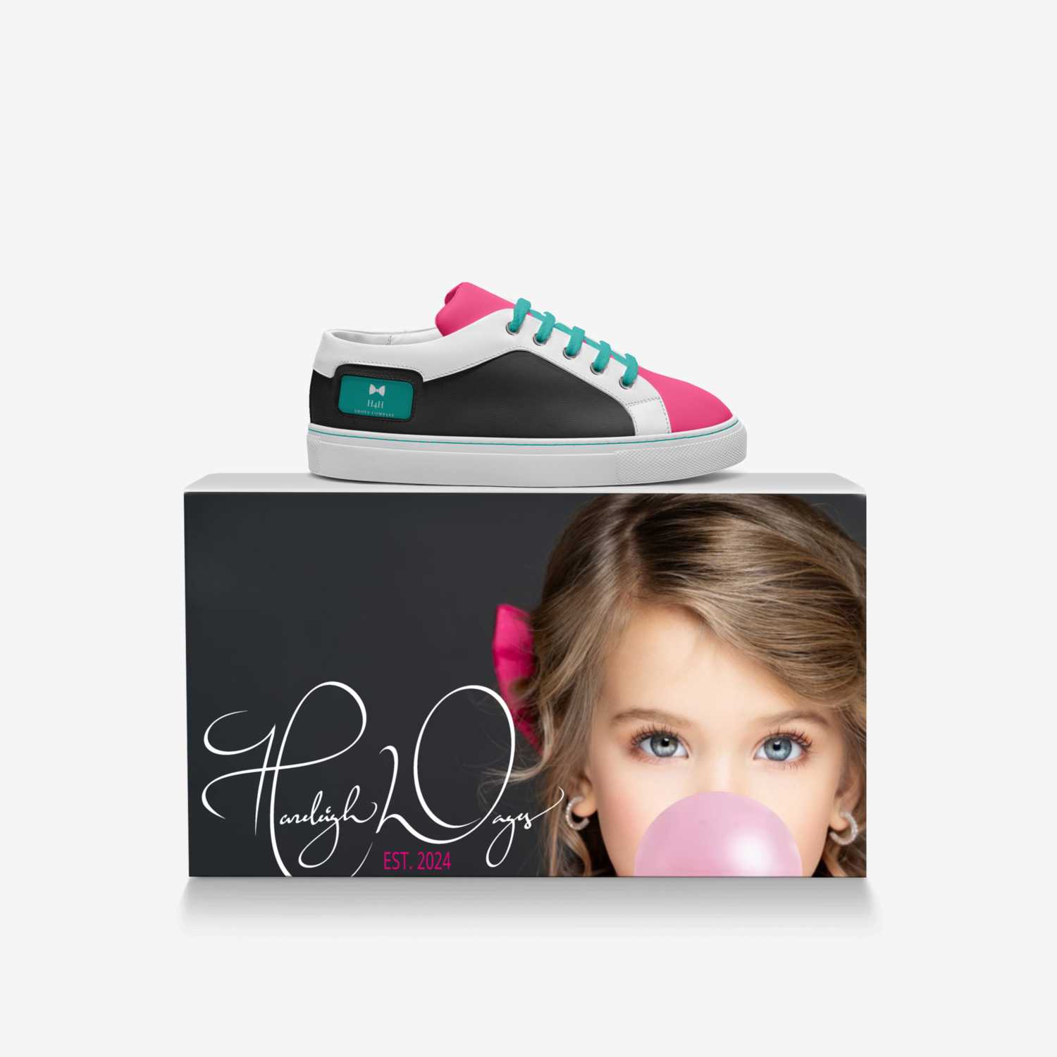 H4H custom made in Italy shoes by Hazeleigh Wages | Over box view