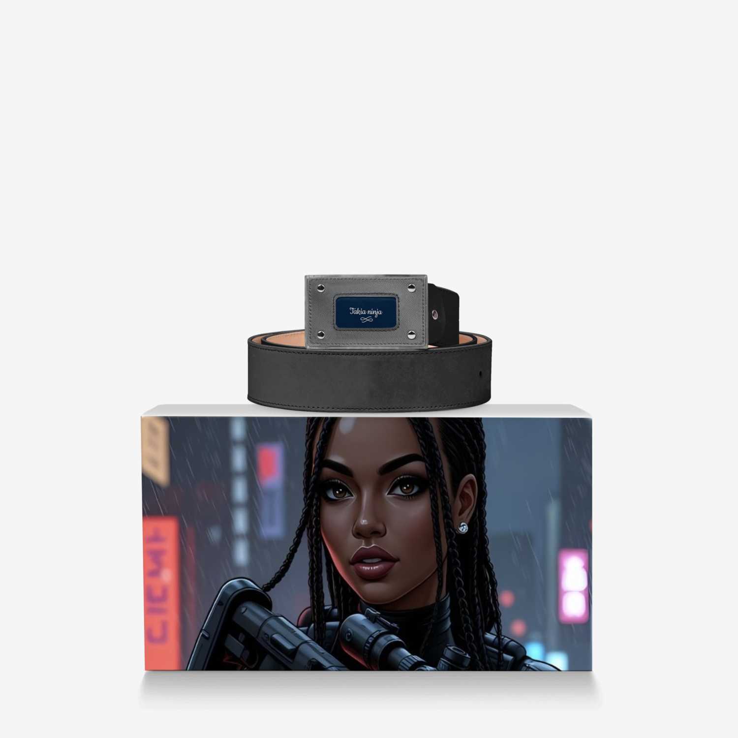 Takia ninja  custom made in Italy design by Ny-leeka Jackson | Over box view