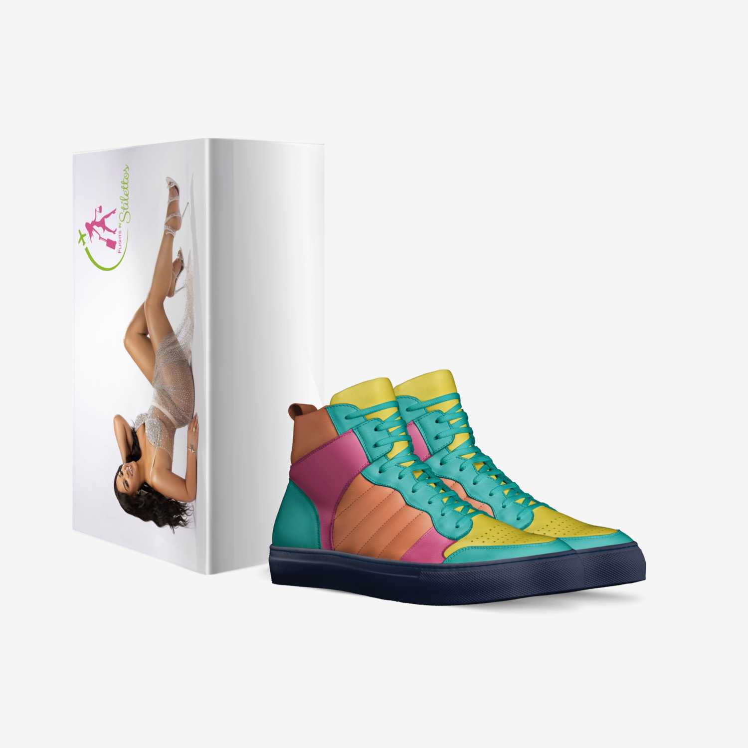 Noir Elite 21 custom made in Italy shoes by Kinyatta Gray | Box view