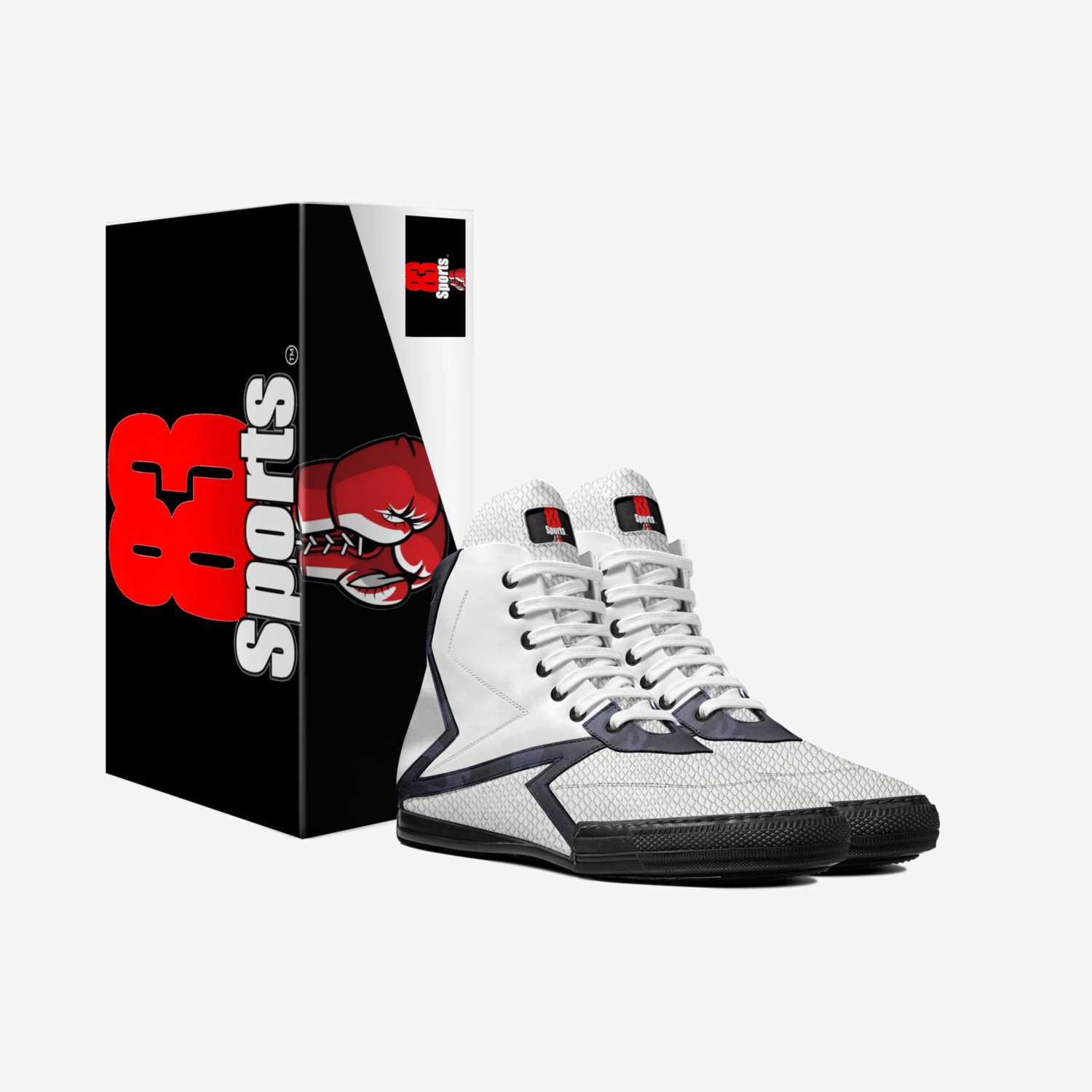 83SportsFN2 custom made in Italy shoes by Theron Davis | Box view
