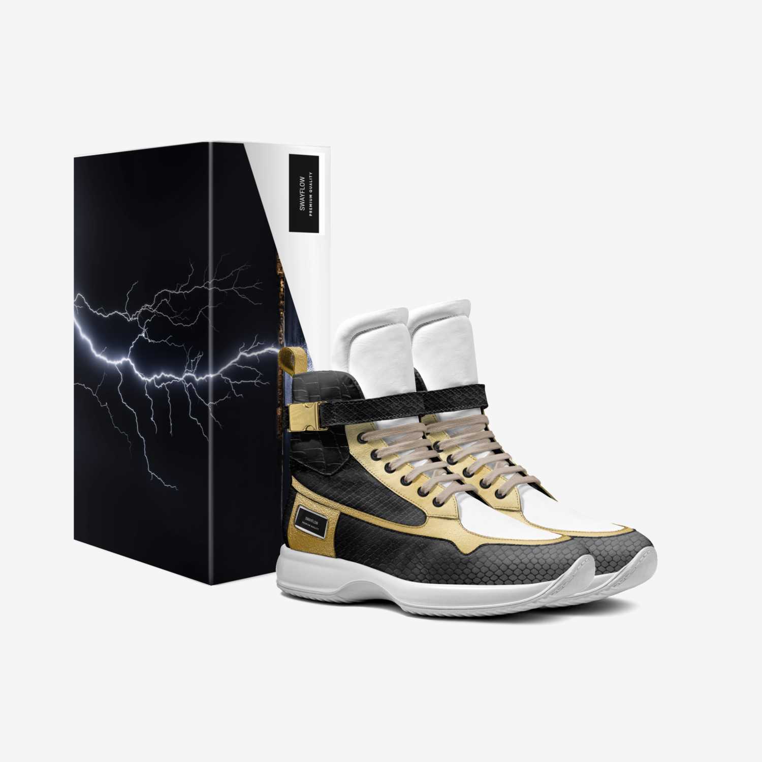 SwayFlow custom made in Italy shoes by Timmel Bowens | Box view