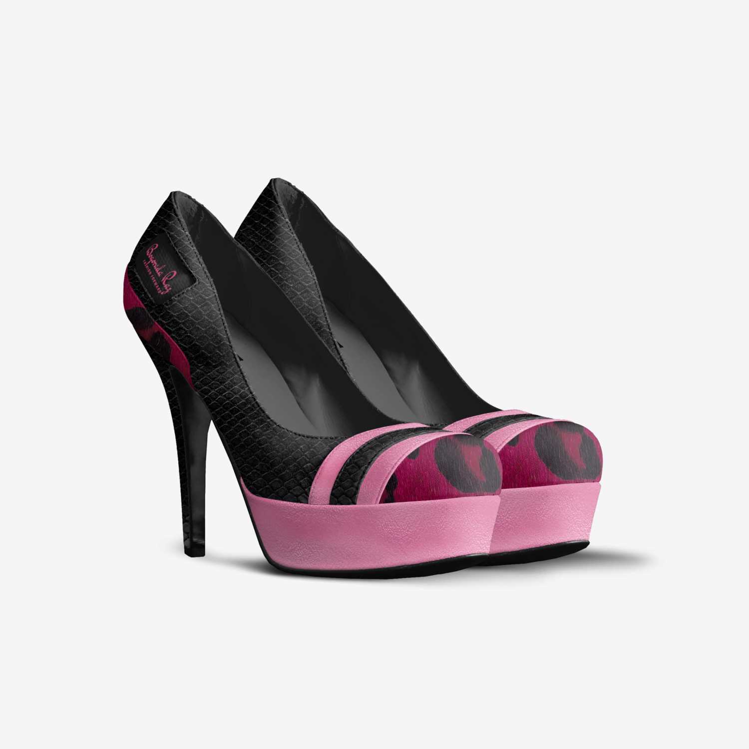 Boqorada Raz  custom made in Italy shoes by Selena A Razo Bell | Double view