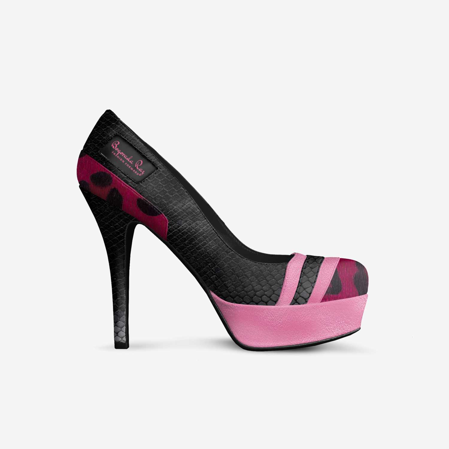 Boqorada Raz  custom made in Italy shoes by Selena A Razo Bell | Side view