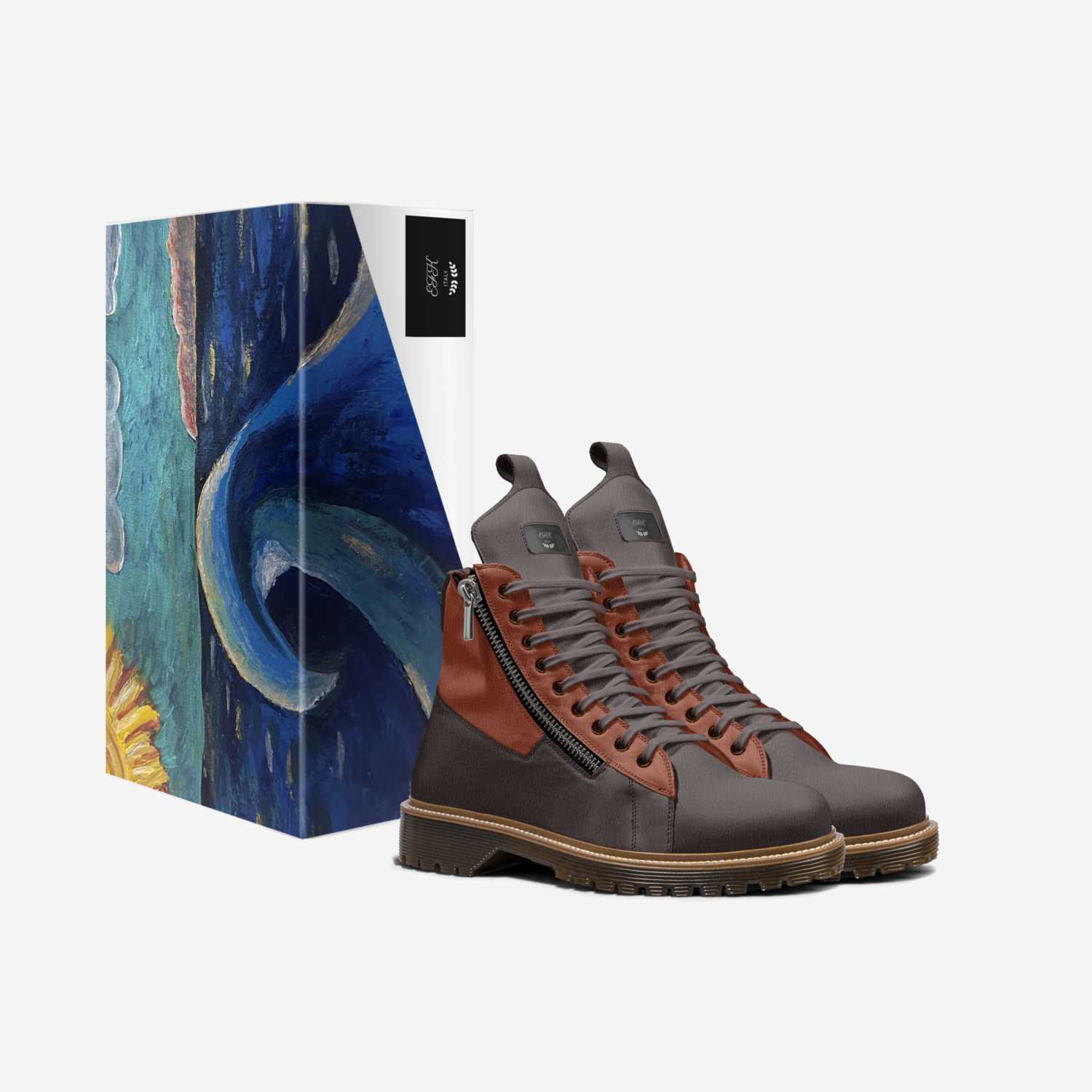 EFK custom made in Italy shoes by E. F. Kelly | Box view