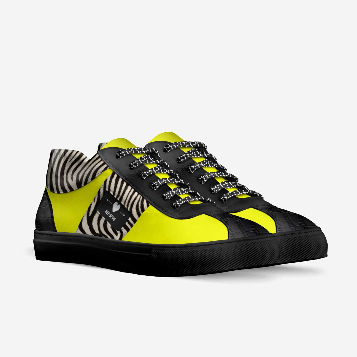 Bee-Bops custom made in Italy shoes by Heather Browning | Double view