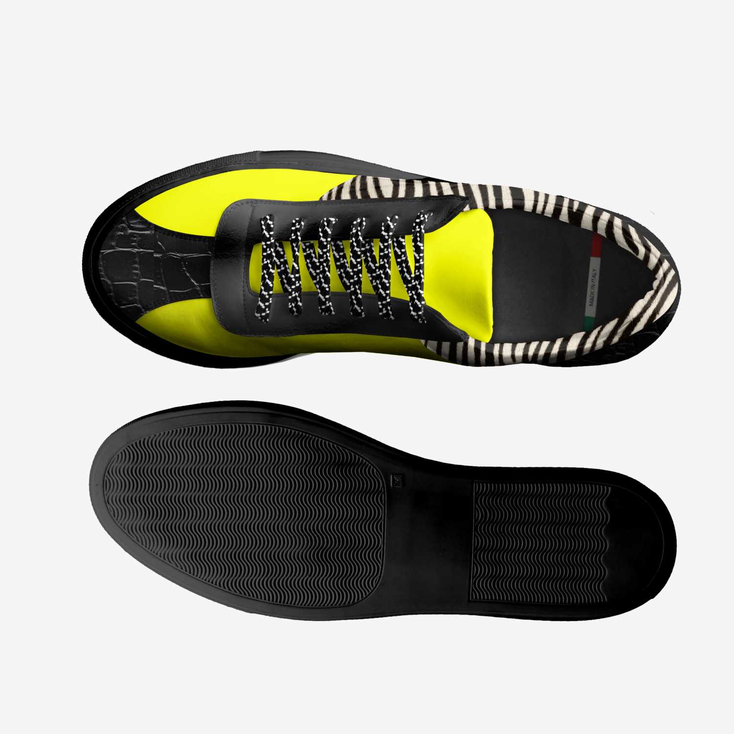 Bee-Bops custom made in Italy shoes by Heather Browning | Top view