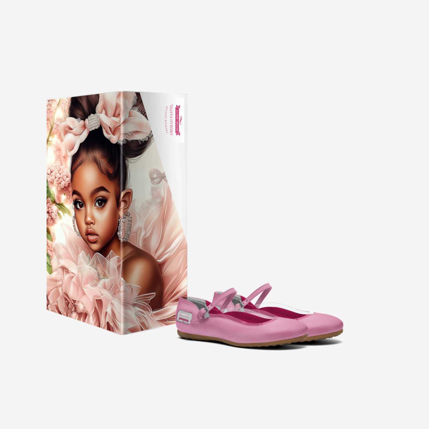 Amiirad Pastel custom made in Italy shoes by Selena A Razo Bell | Box view