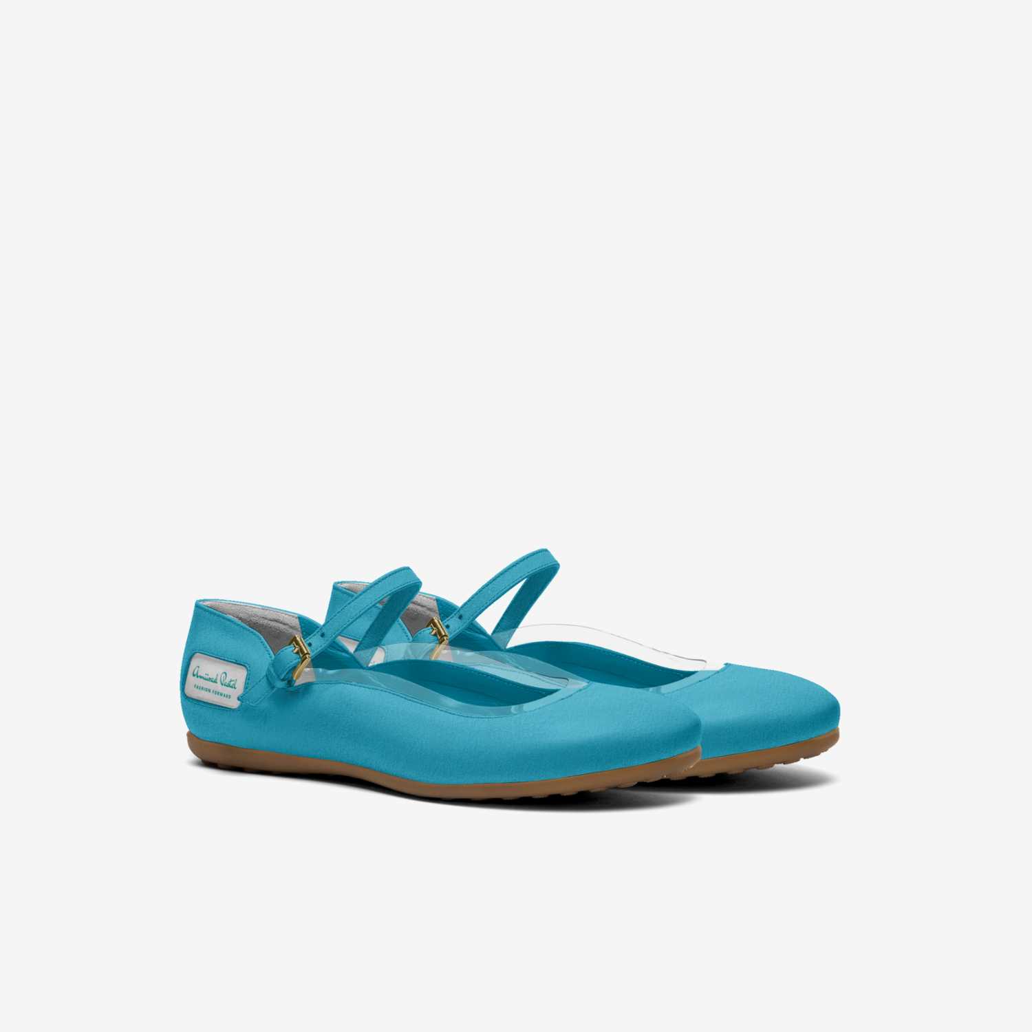 Amiirad Pastel custom made in Italy shoes by Selena A Razo Bell | Double view