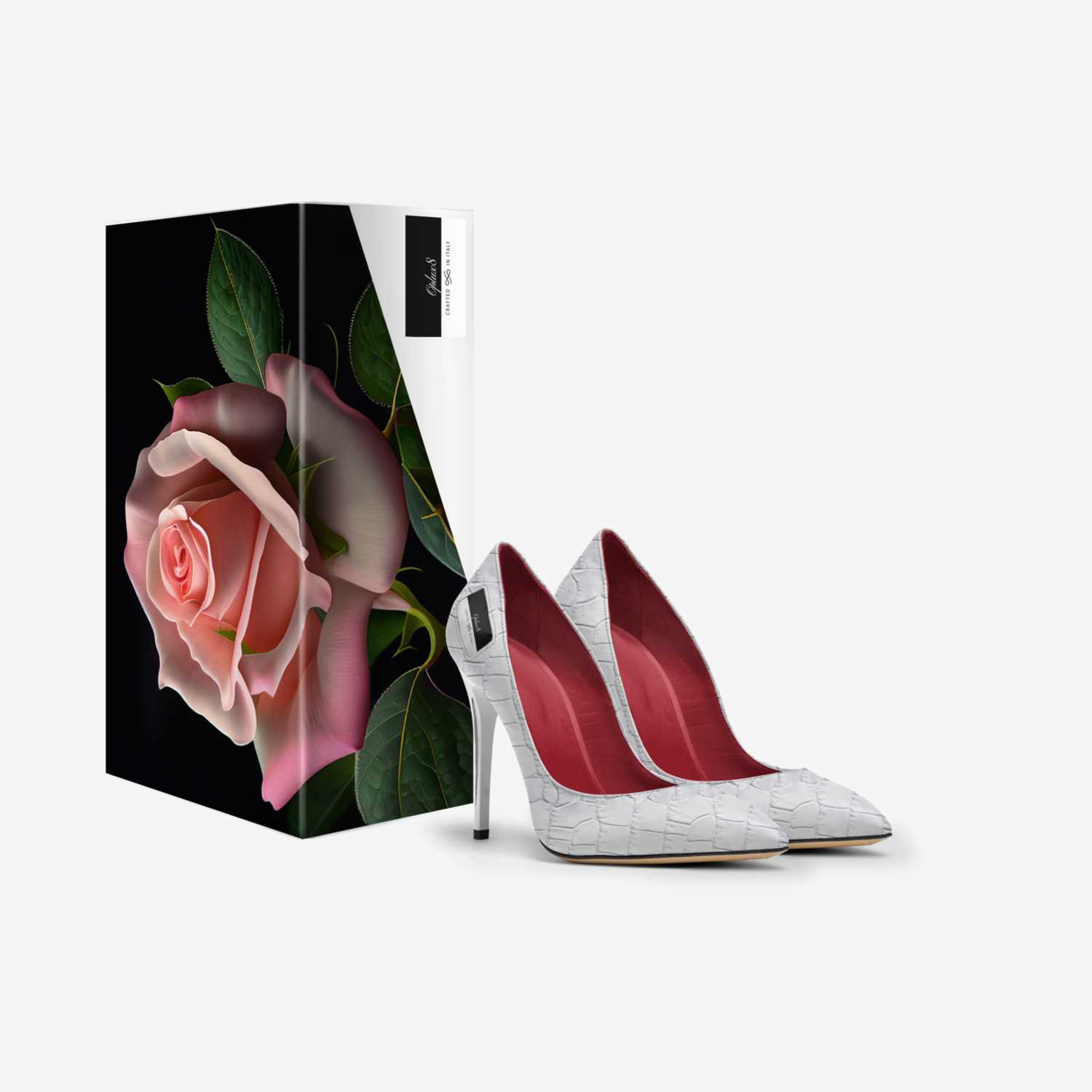 Oplux8 custom made in Italy shoes by Natasha Green | Box view