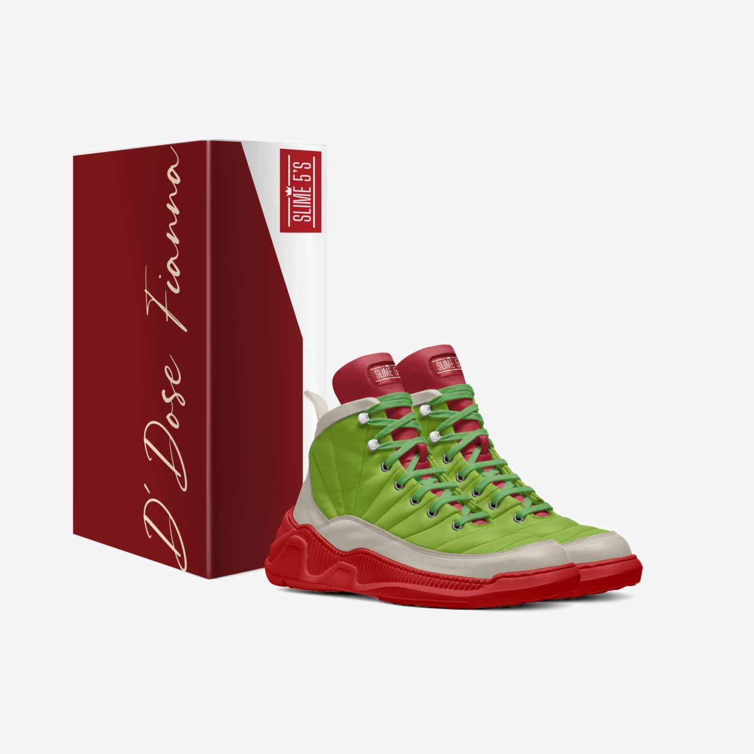 D'Dose Fianna custom made in Italy shoes by Jalen Brower | Box view