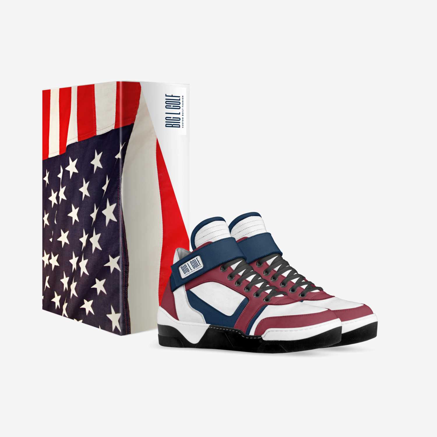 Big L Golf custom made in Italy shoes by Lincoln Daniello | Box view