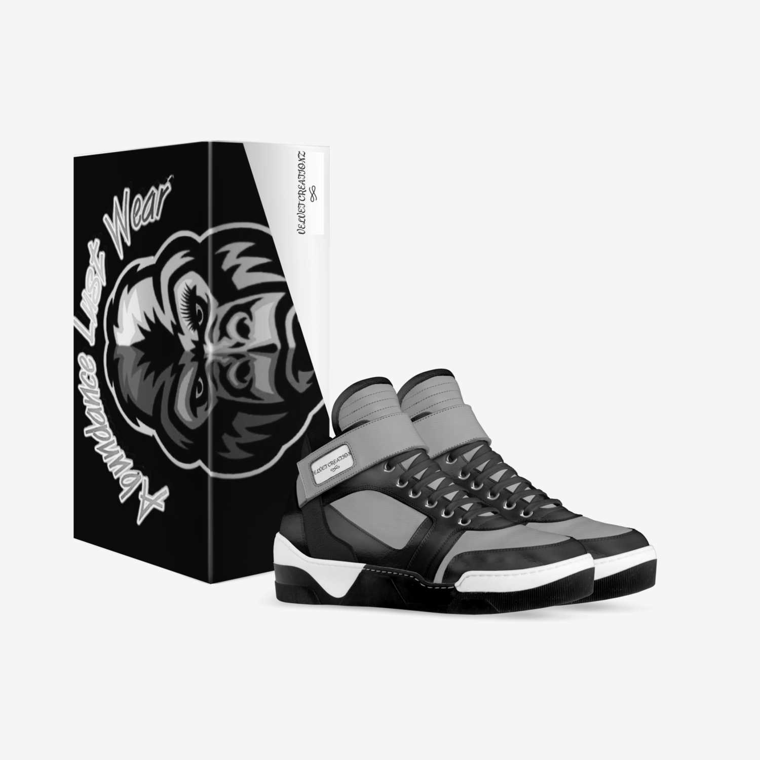 VELVET CREATIONZ custom made in Italy shoes by Breanna Fluellen | Box view