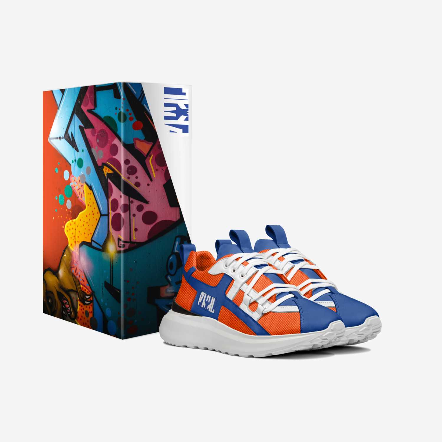 play hard custom made in Italy shoes by Rodney R. | Box view