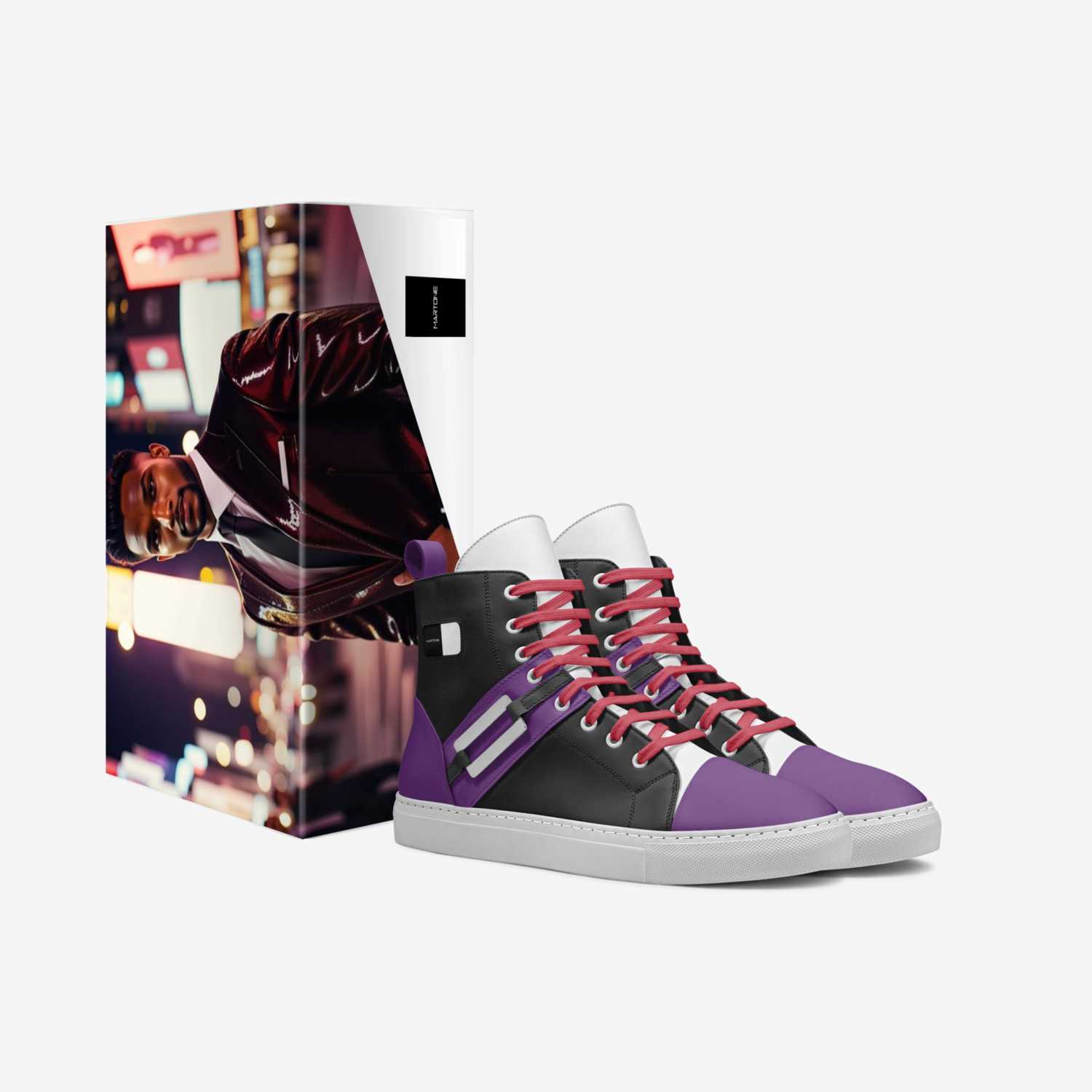 Martone custom made in Italy shoes by Martone The Emperor Of House Music | Box view