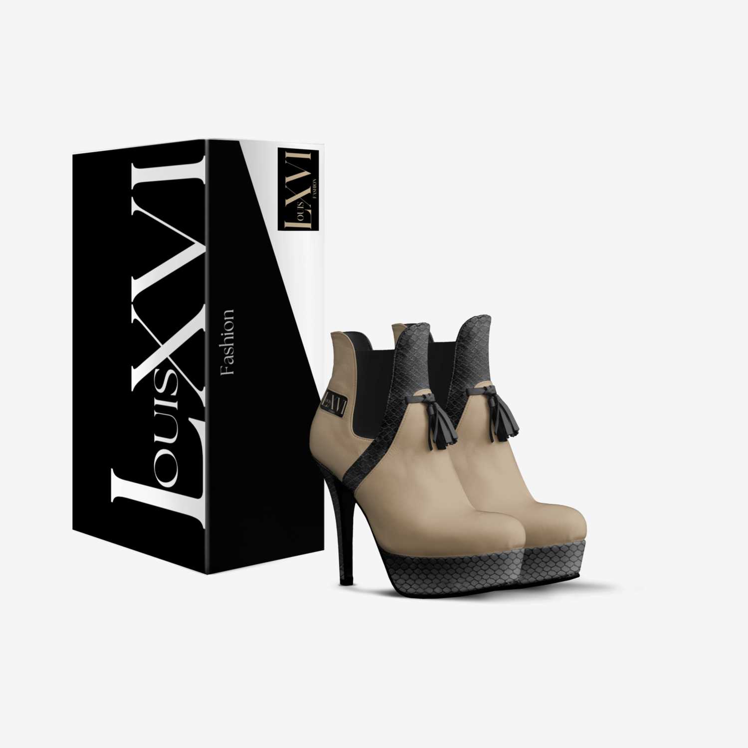 Louis XV1 custom made in Italy shoes by Aboutir Apparel | Box view