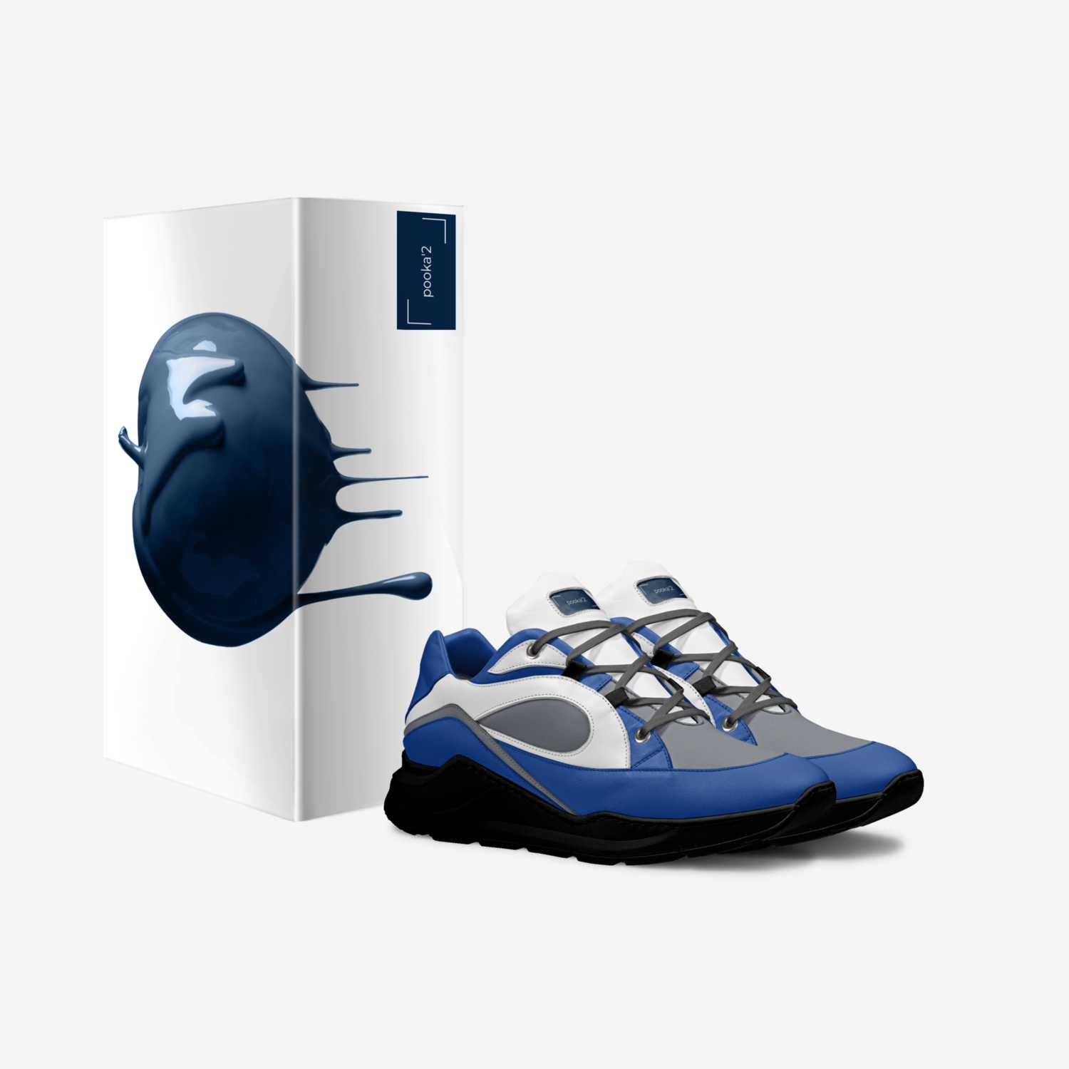 pooka'2 custom made in Italy shoes by Cassandra Morgan | Box view