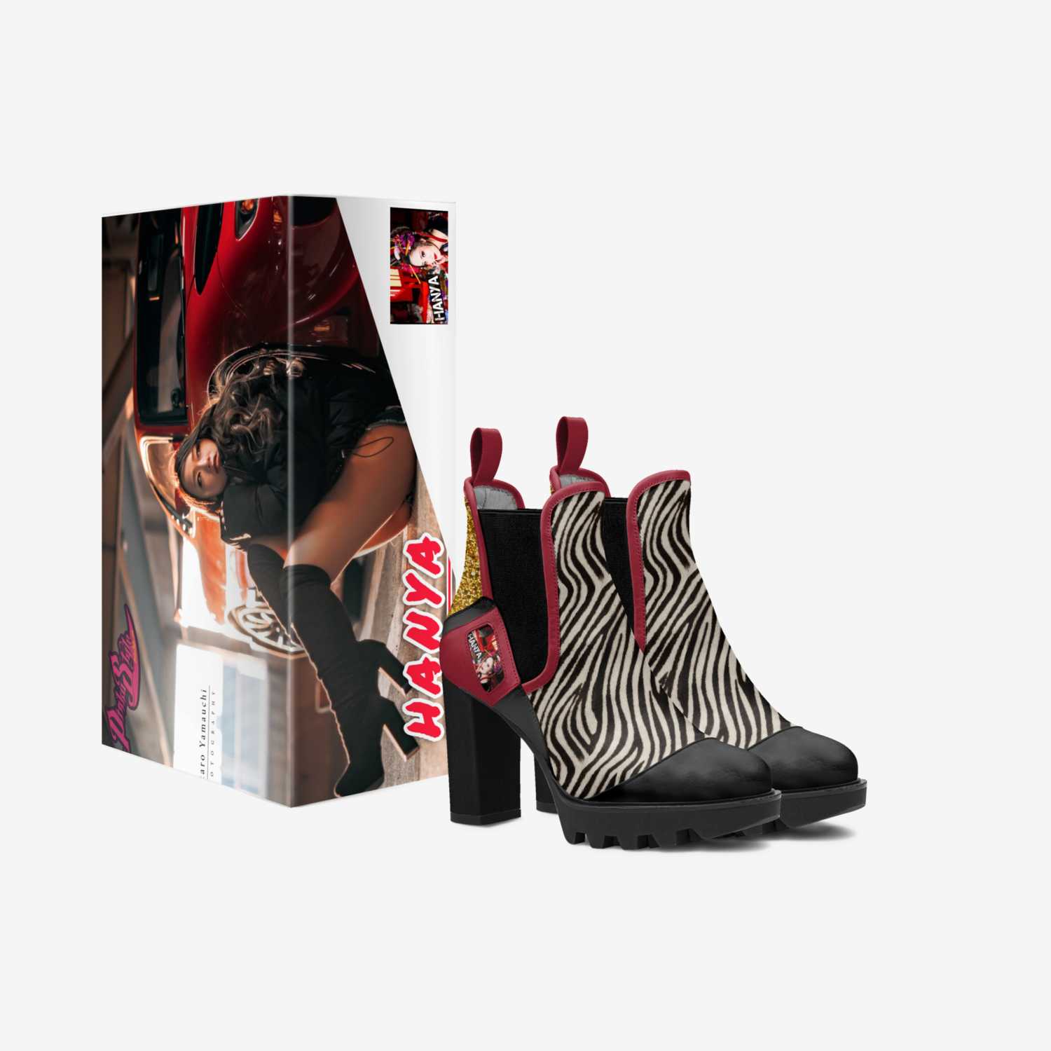 PS-HANYA-01  custom made in Italy shoes by Donald Jackson Jr. | Box view