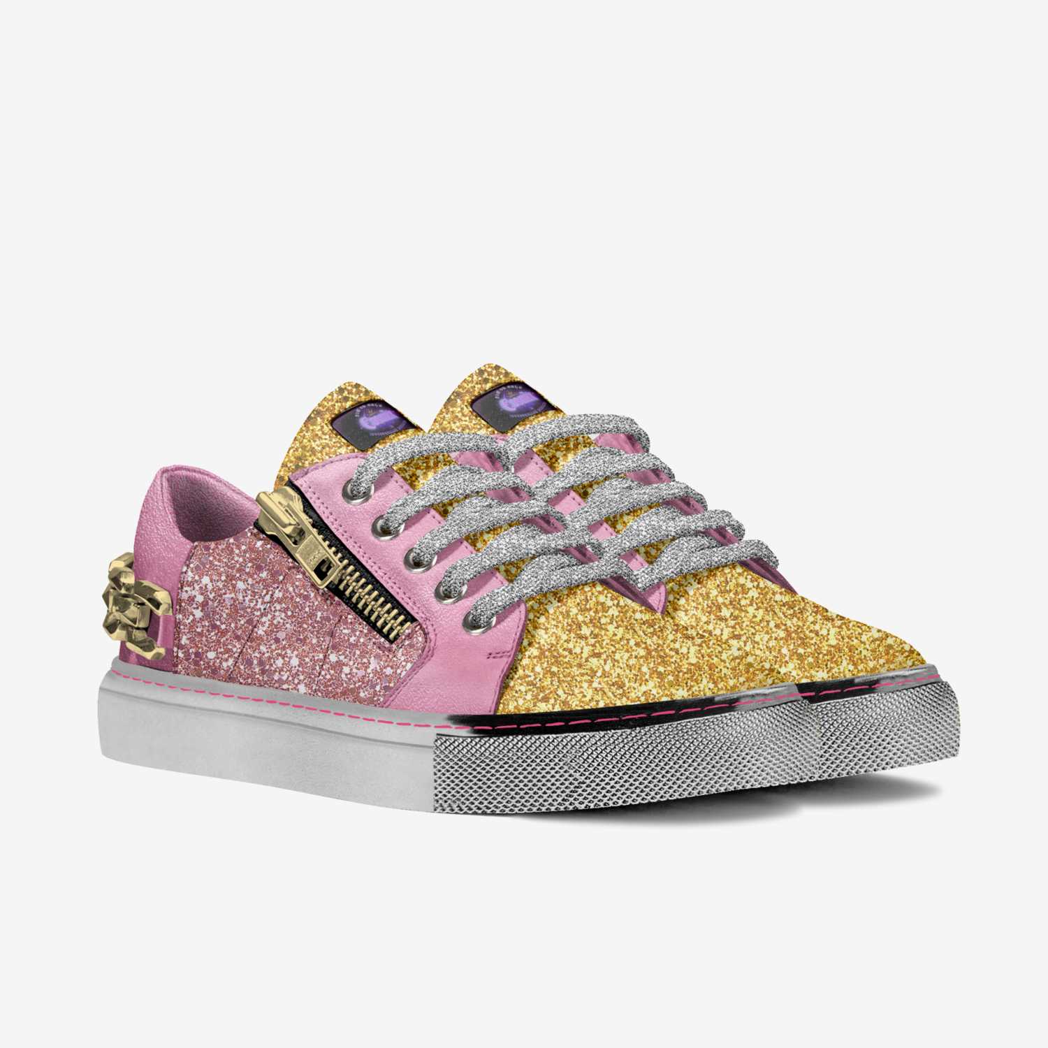 Galactic Starfire custom made in Italy shoes by Joseph vancaeneghem | Double view