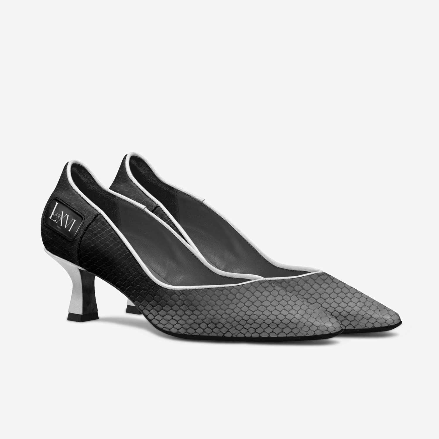 Louis XVI custom made in Italy shoes by Aboutir Apparel | Double view