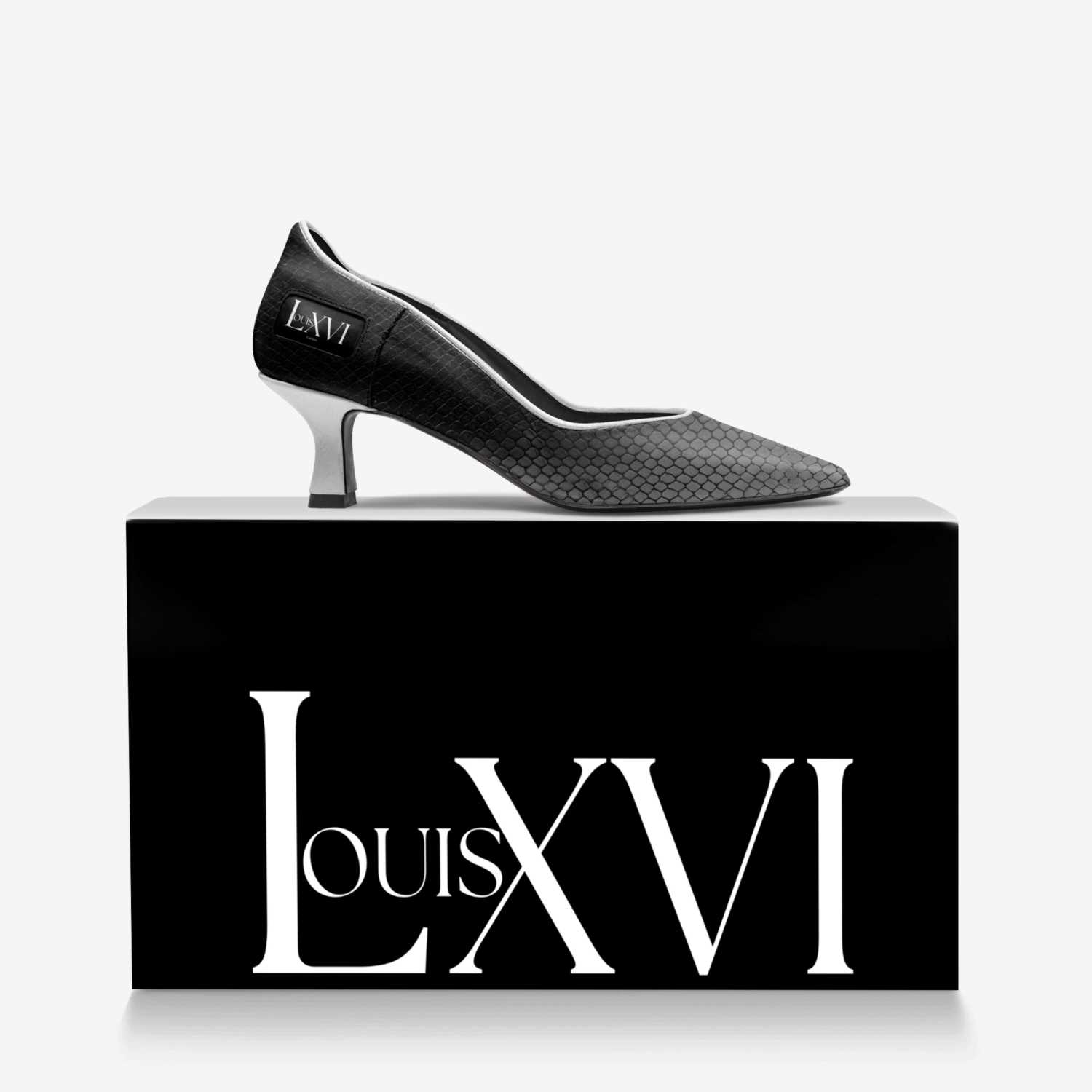 Louis XVI custom made in Italy shoes by Aboutir Apparel | Over box view