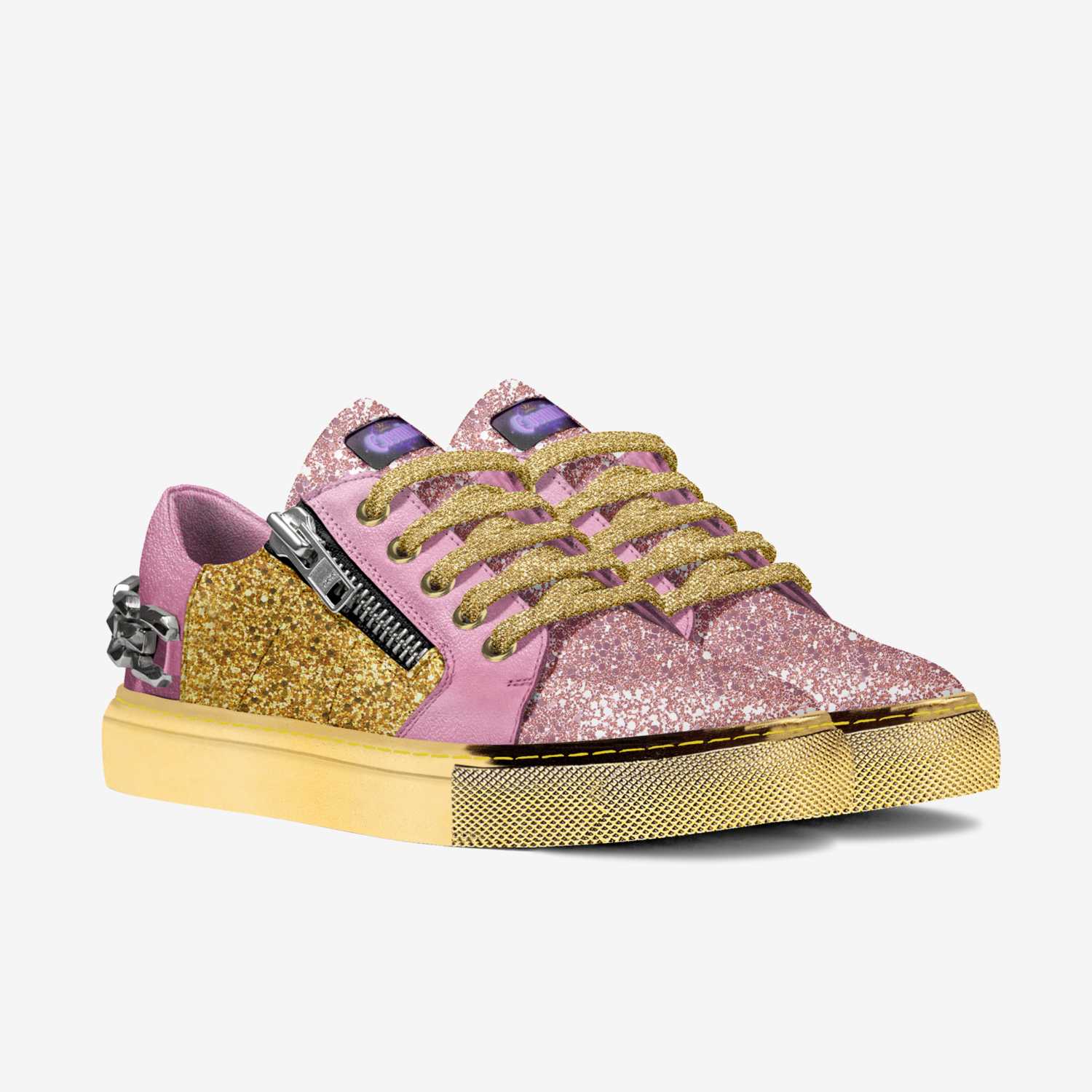 Iridescent Dream custom made in Italy shoes by Joseph vancaeneghem | Double view