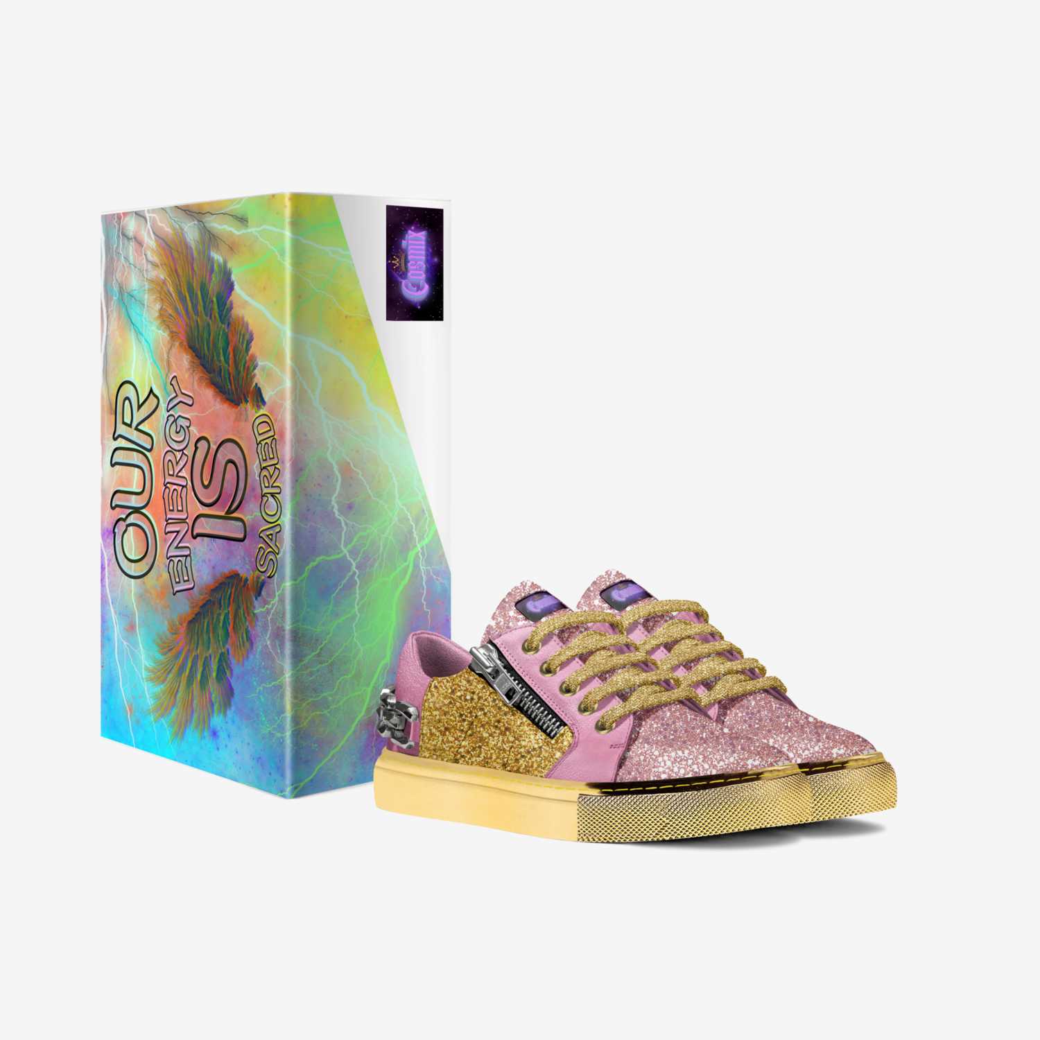 Iridescent Dream custom made in Italy shoes by Joseph vancaeneghem | Box view