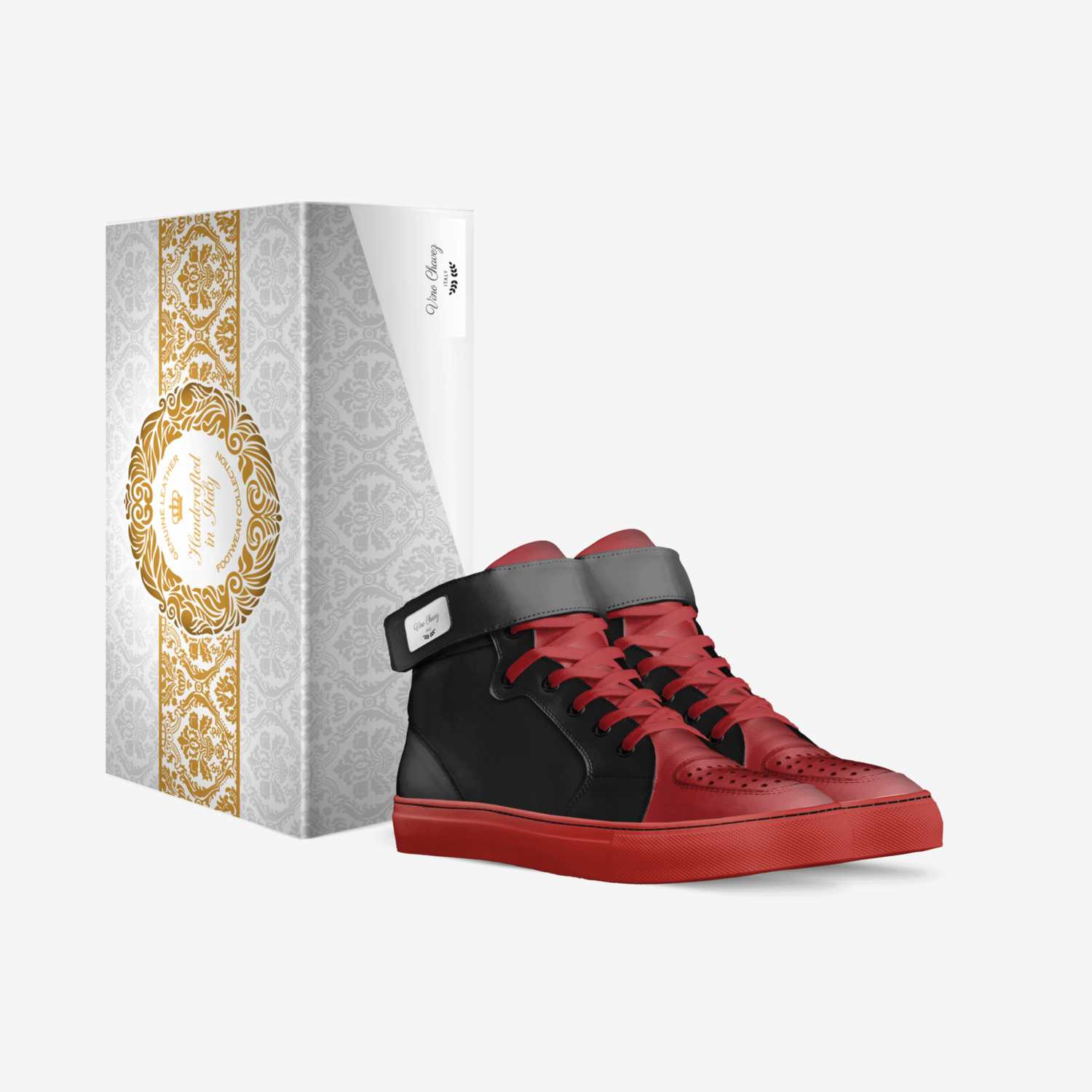 Vino Chavez  custom made in Italy shoes by Cheviene Collins | Box view