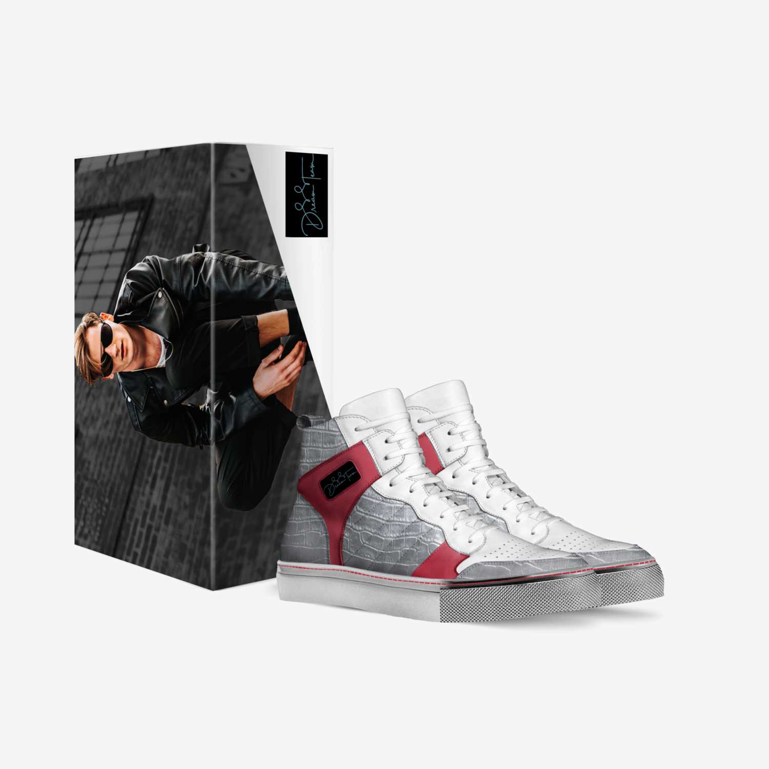 Dream Team Kicks custom made in Italy shoes by David Warren | Box view