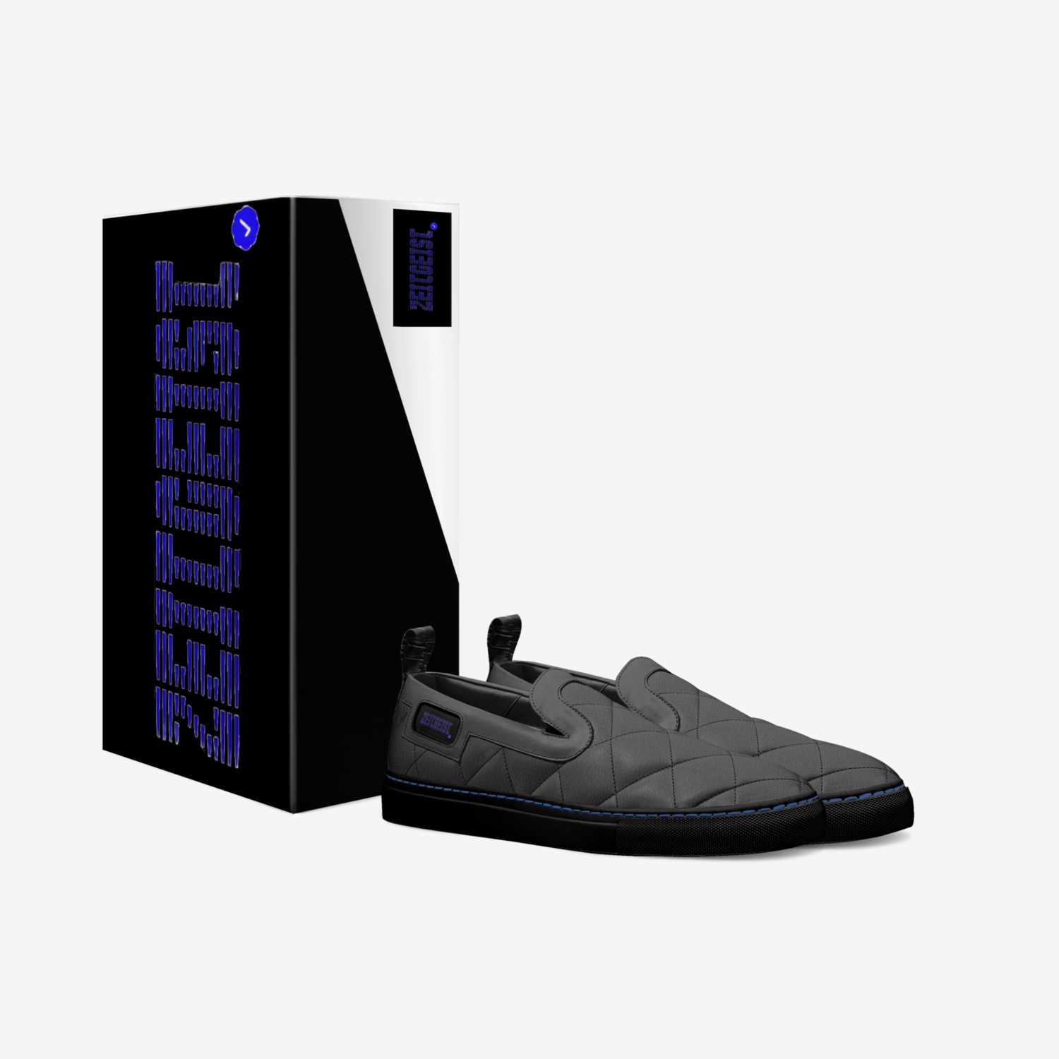 ZKATE custom made in Italy shoes by Quantez Roper | Box view