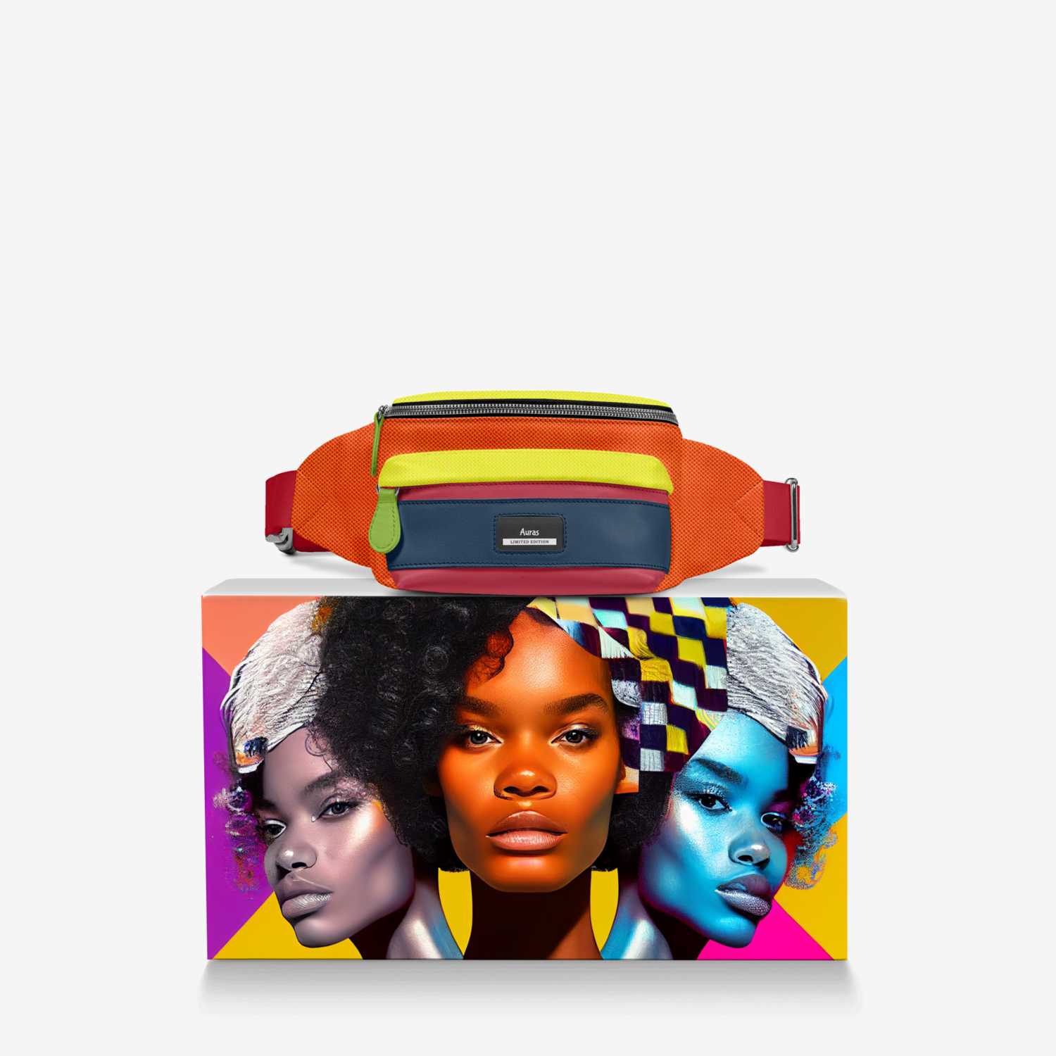 Auras custom made in Italy design by Alisun Rocks | Over box view