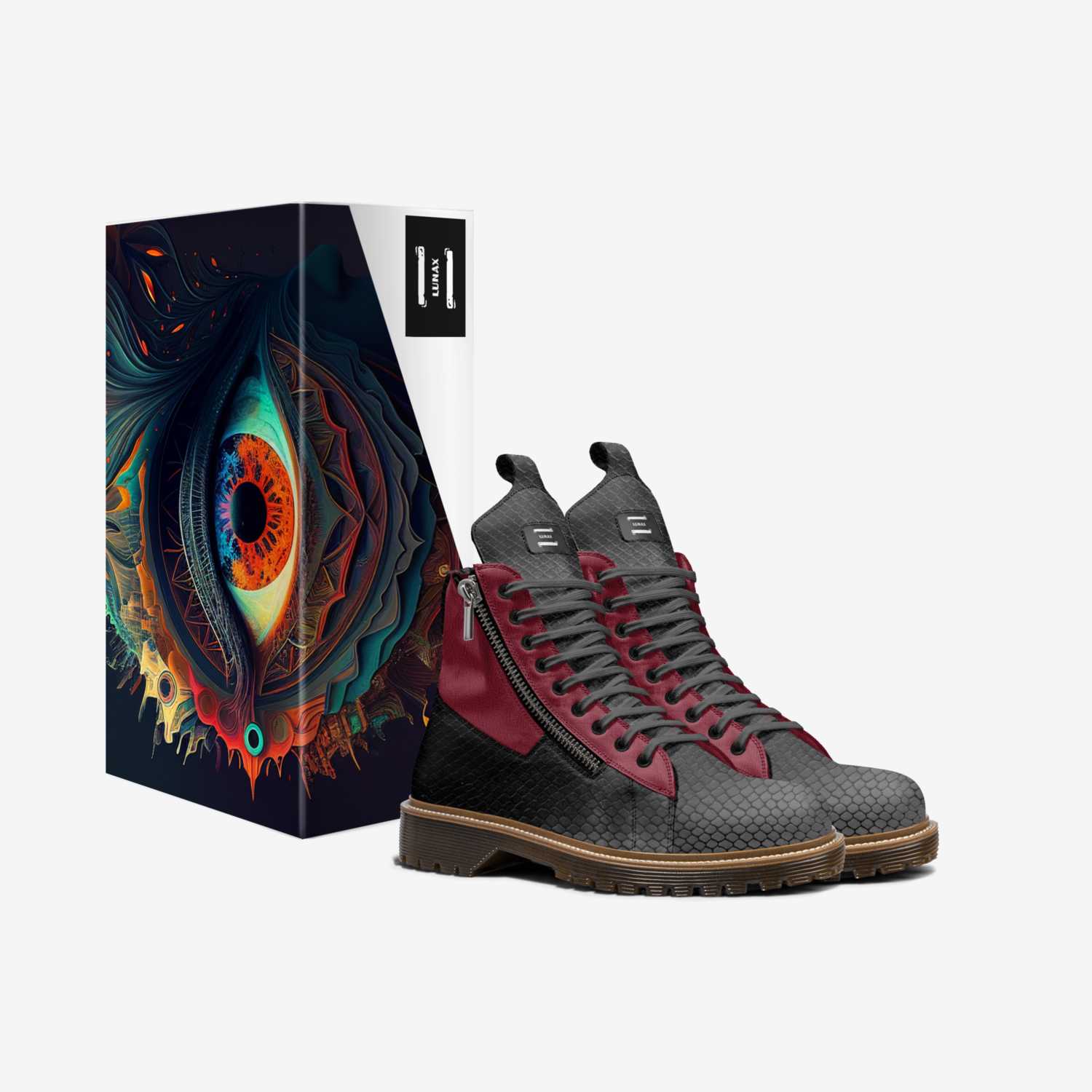 LUNAX custom made in Italy shoes by Alexia Bowman | Box view
