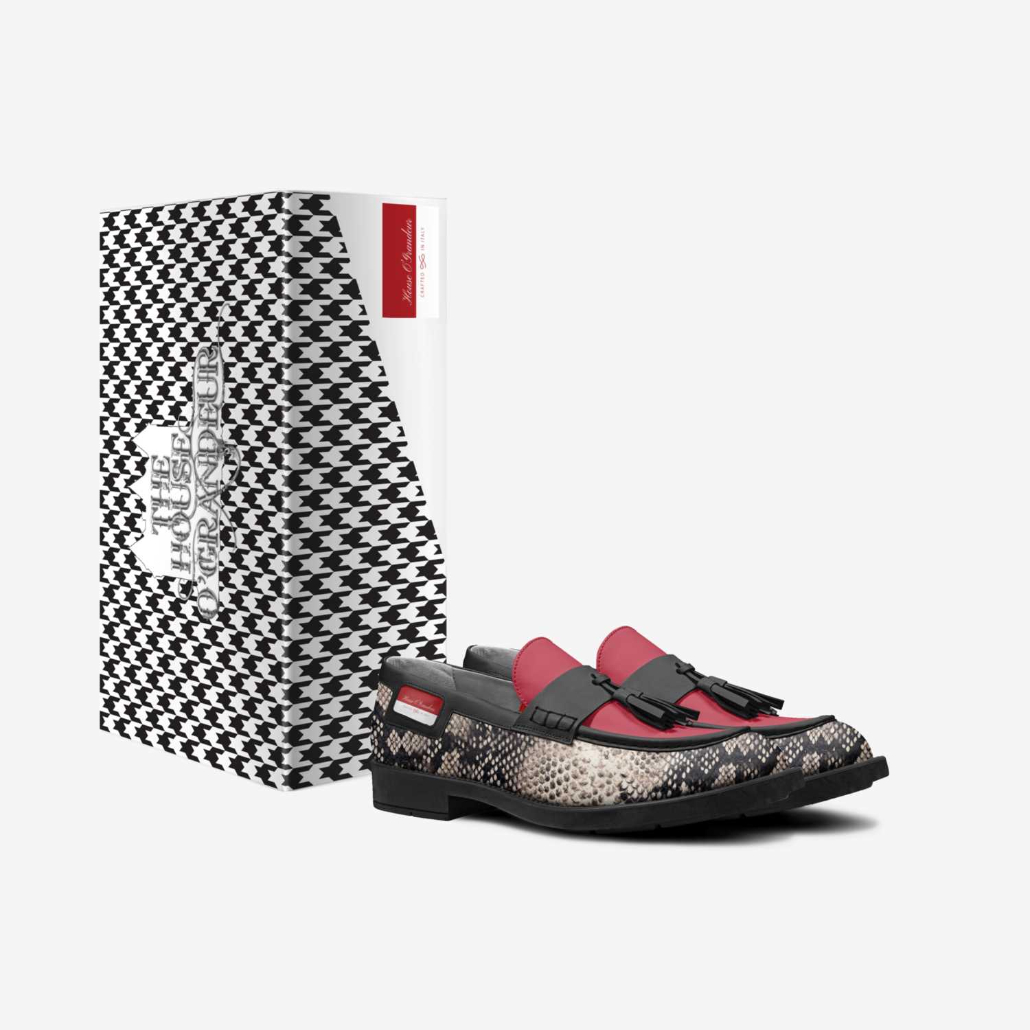 House O'Grandeur custom made in Italy shoes by Illuzionz O’grandeur | Box view