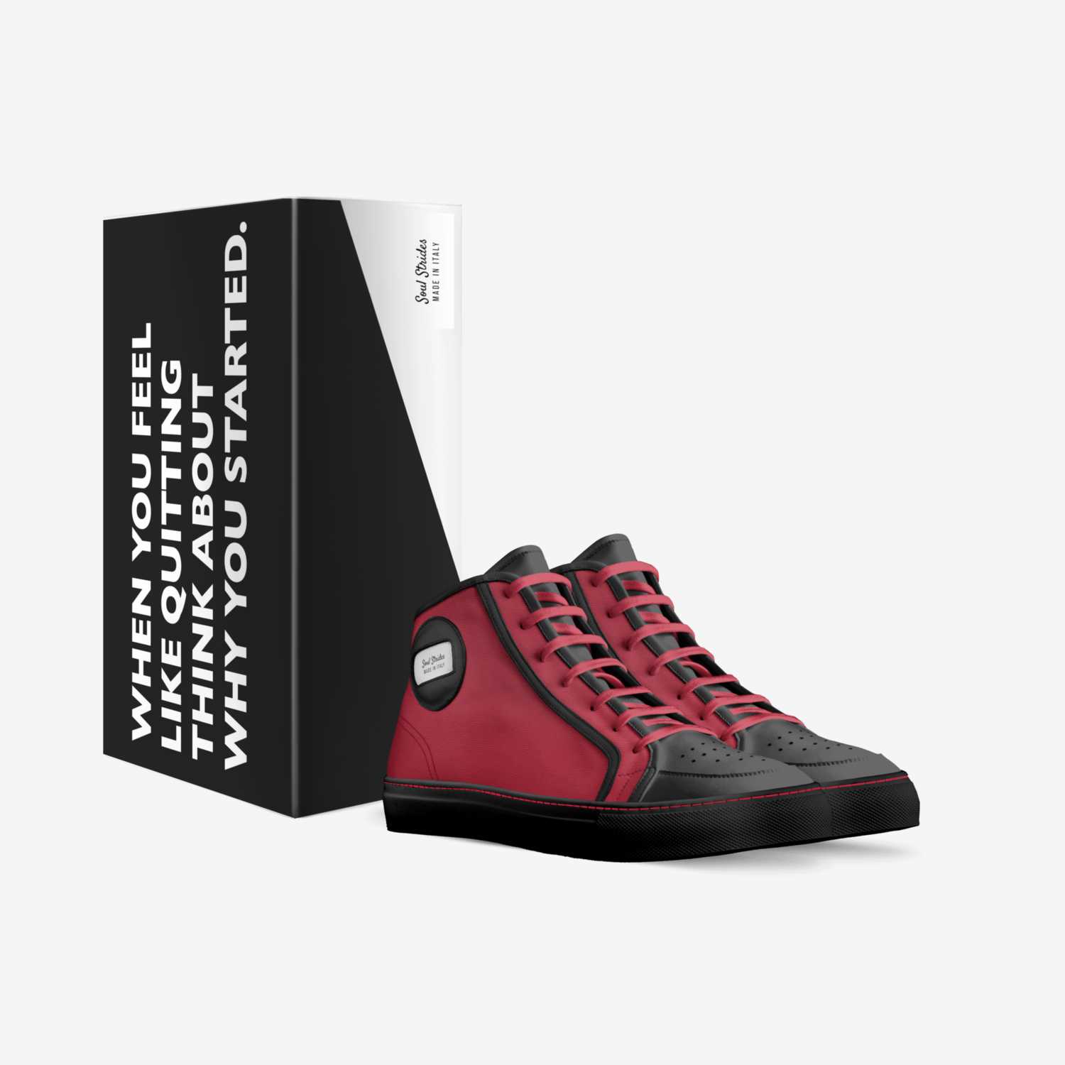 Soul Strides custom made in Italy shoes by Shamari Kelly | Box view